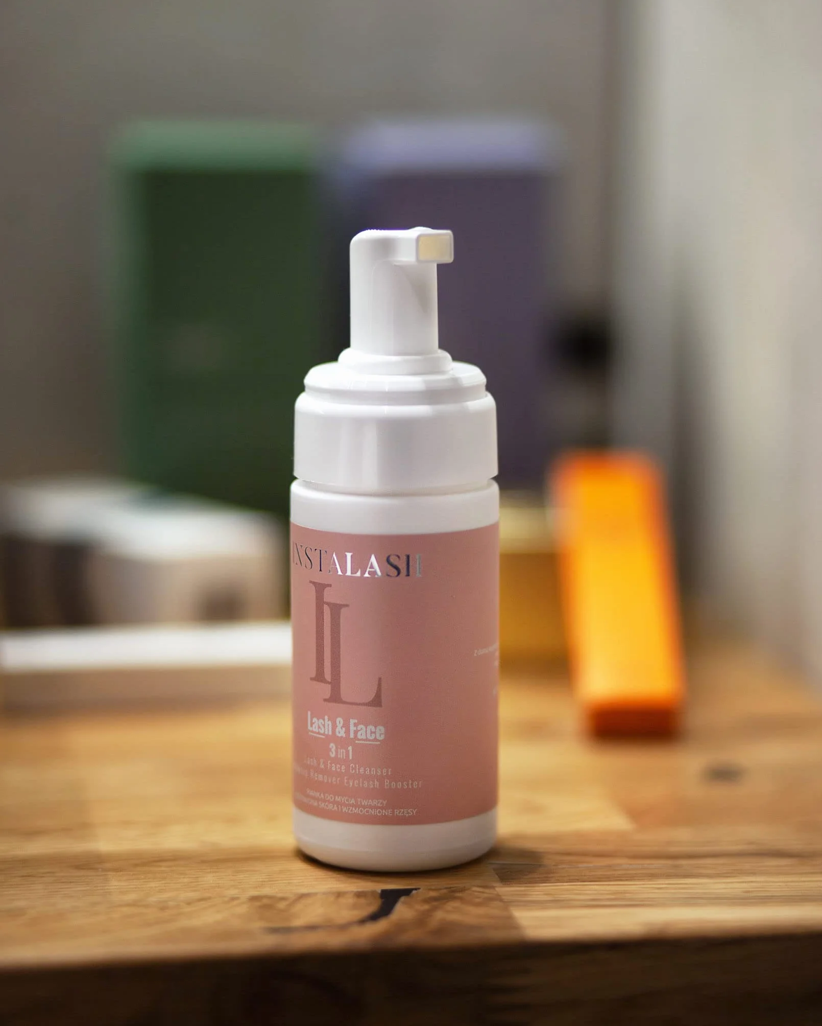 Lash & Face Cleanser 100 ml, Mousse Detergente viso, Detergente Ciglia, Pulizia Viso, Shampoo per Ciglia, Lash Lift