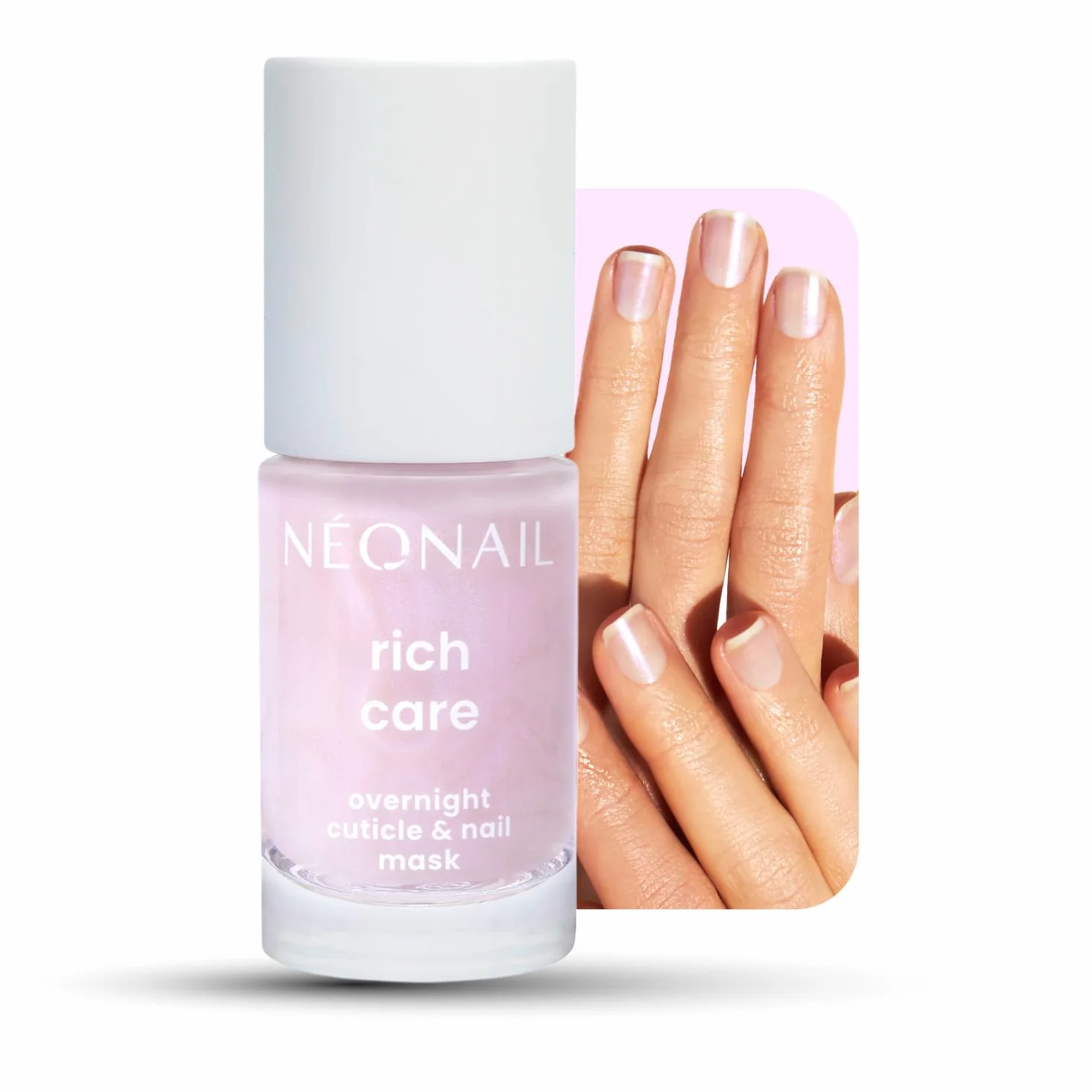 NÉONAIL Maschera Curativa da Notte per Unghie - Rich Care Overnight Cuticle & Nail Mask - Rinforzante per Unghie & Idratante per Cuticole - 7,2 ml
