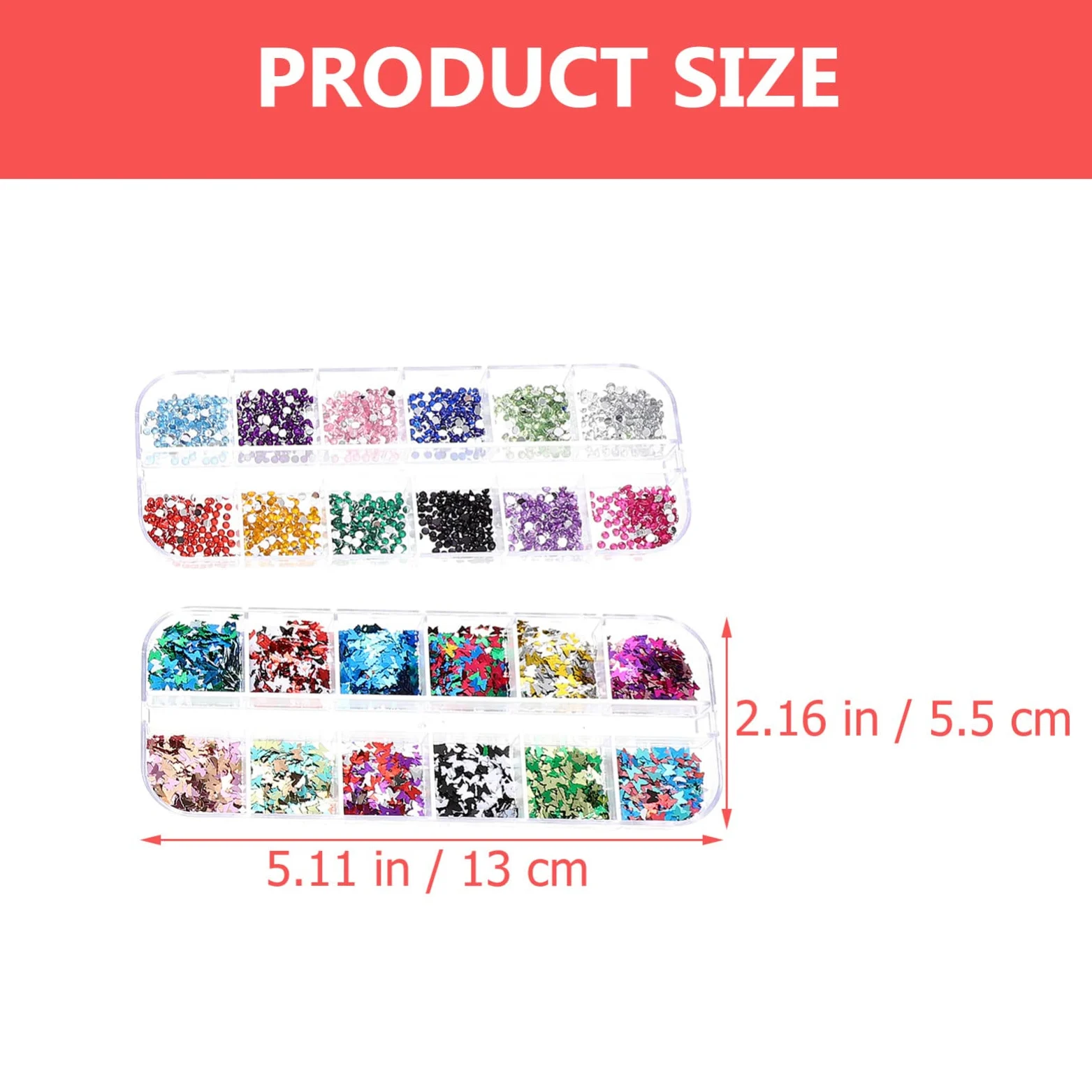 2 Set Adesivi per Unghie con Kit Decorazioni per Manicure Strumenti per Nail Art Facili Usare per Iniziare e Regali per Amiche