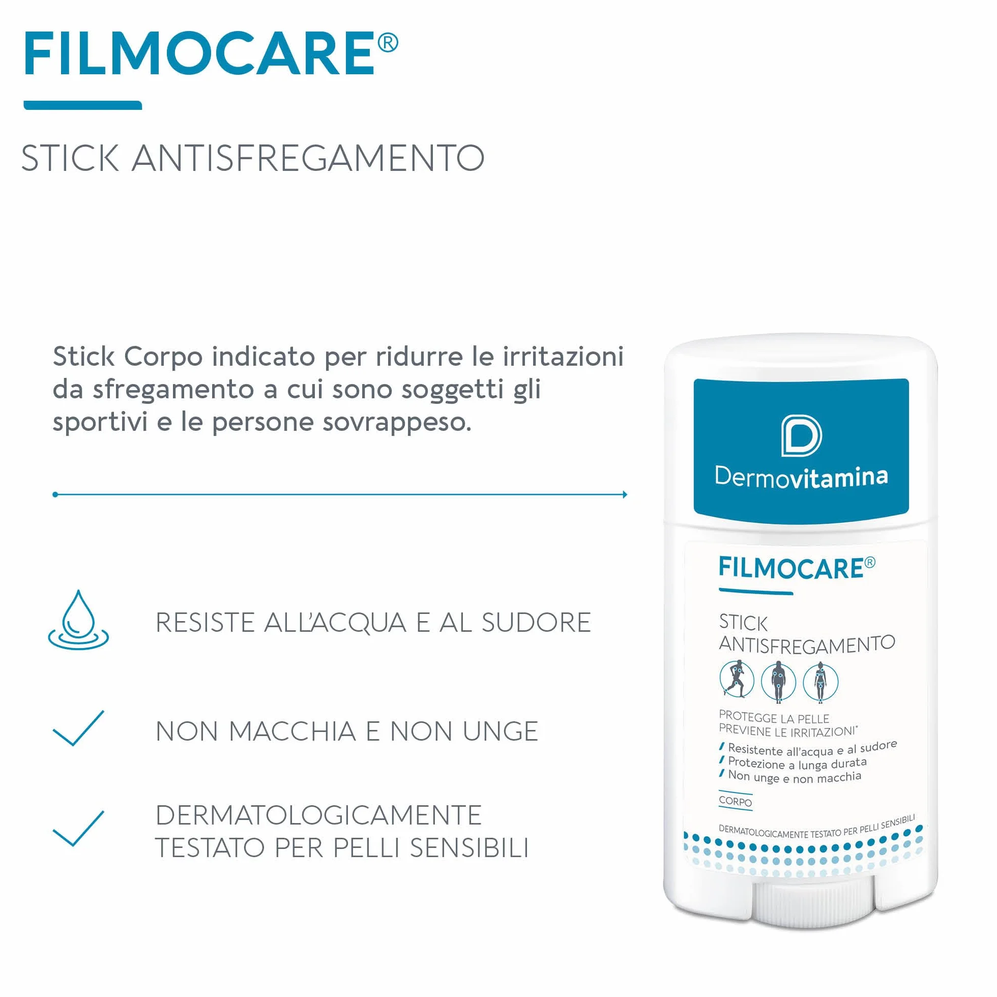 Dermovitamina Filmocare Stick Antisfregamento 35 g