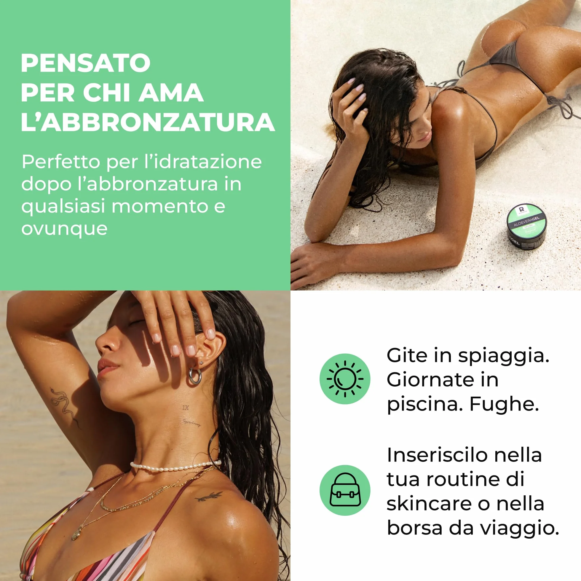 BYROKKO Gel di aloe vera (215 ml), ad assorbimento rapido e rinfrescante, idrata intensamente, rigenera e previene il peeling, cura naturale dopo-sun