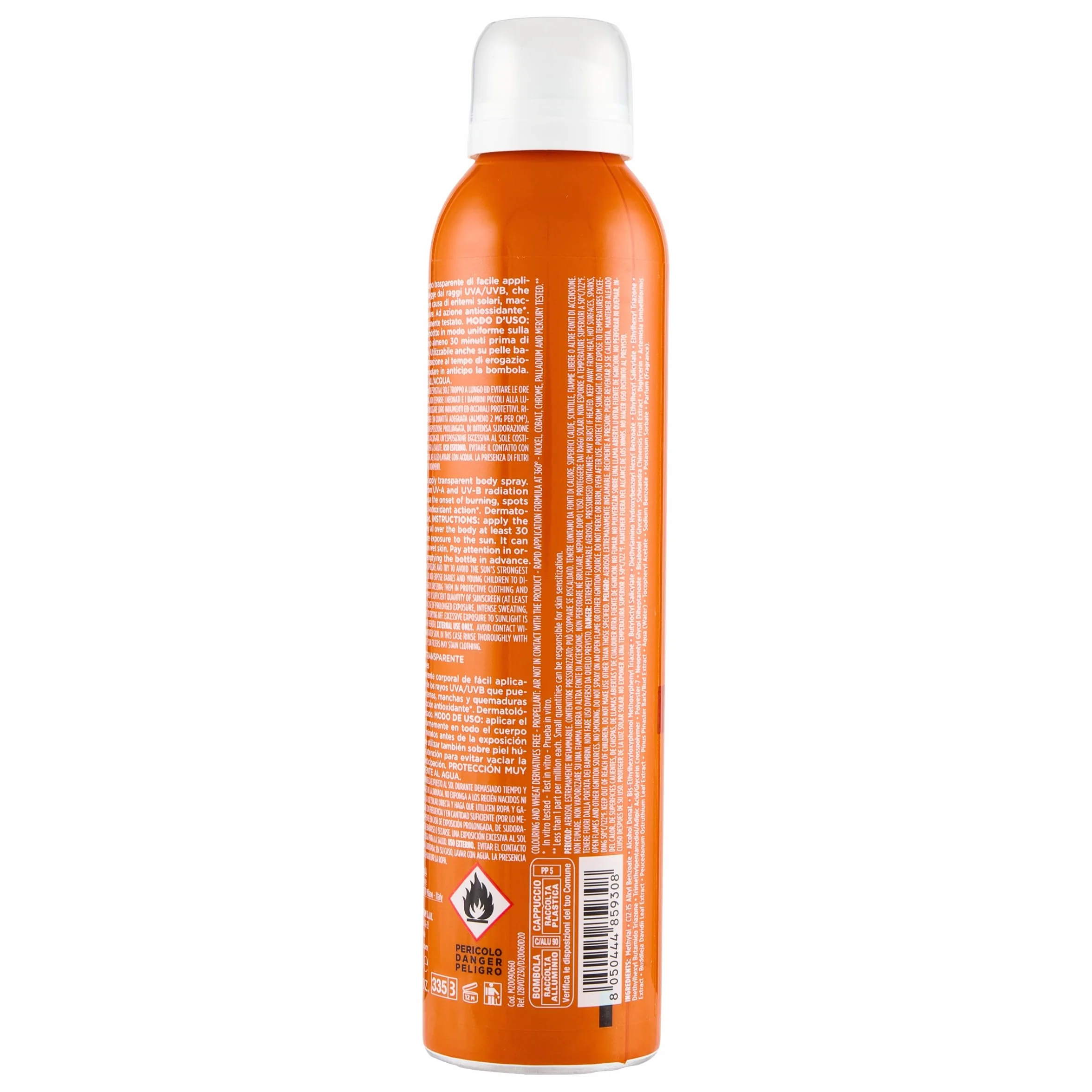 Rilastil Sun System Transparent Spray SPF 50+ Corpo Trasparente 200ml