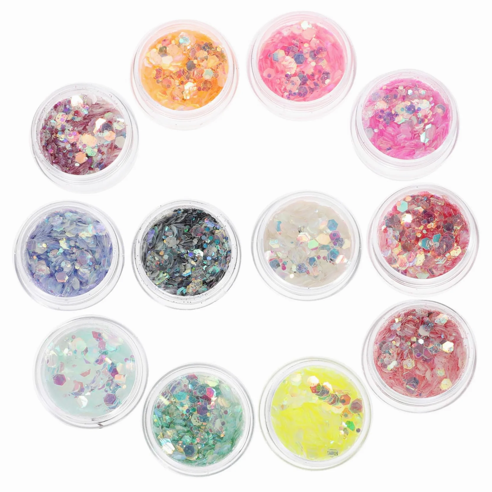 FRCOLOR 3 Set Innovativi Glitterati Per Feste Di Carnevale in Un Unico Set Di Trucco Per Corpo Viso E *3