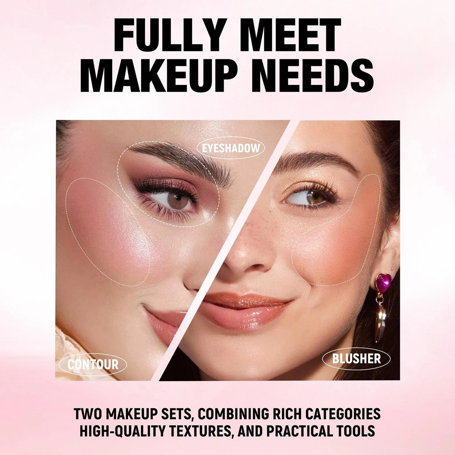 Kit trucco per adolescenti - Set regalo trucco per adolescenti, kit truccoo perr donne | 11 pezzi correttore evidenziatore ombretto mascara Dee pennello perr ciglia principianti