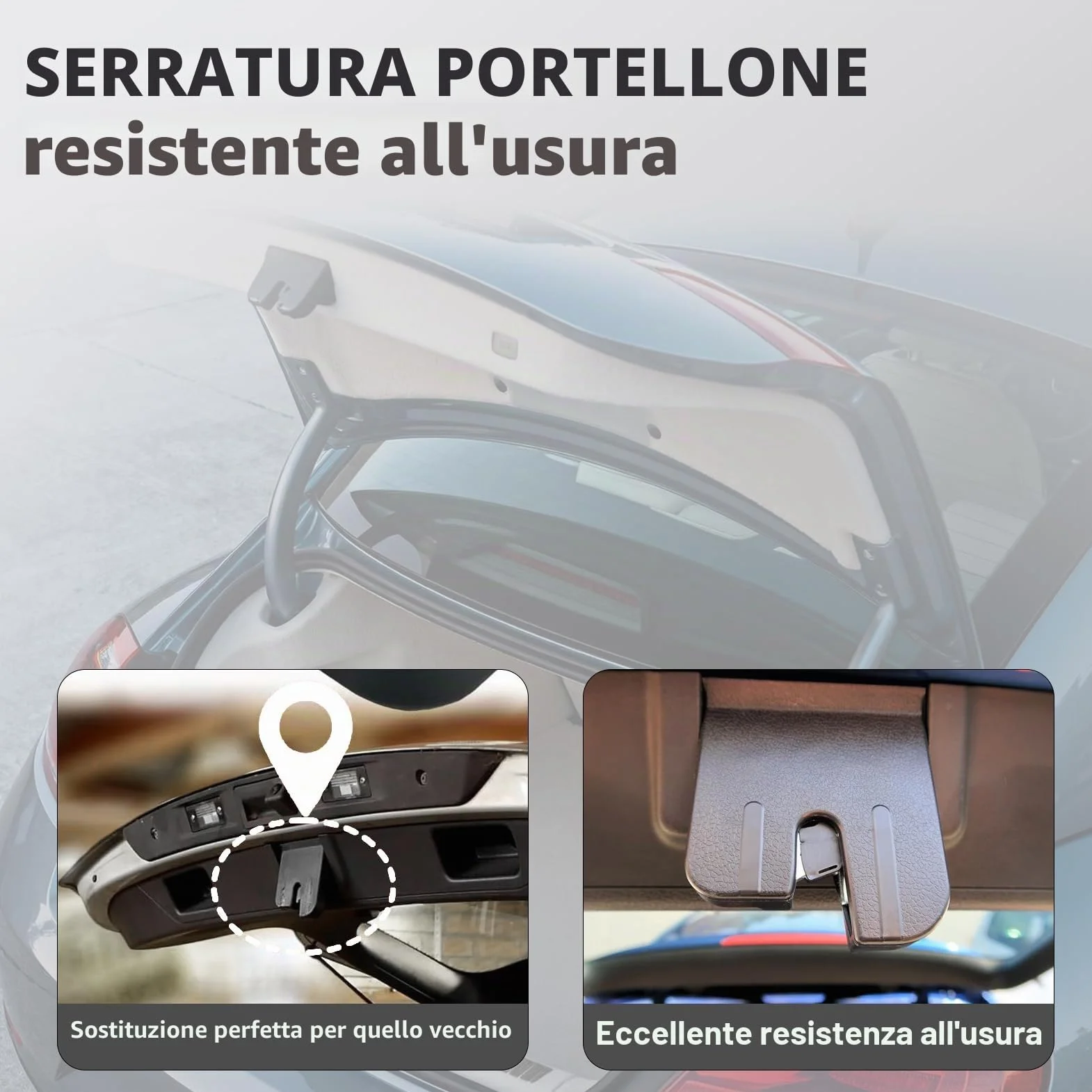 Serratura Portellone Bagagliaio 5M0827505E 1K6827505E do VW Golf MK5 MK6 Tiguan Seat Altea Leon Ibiza Toledo