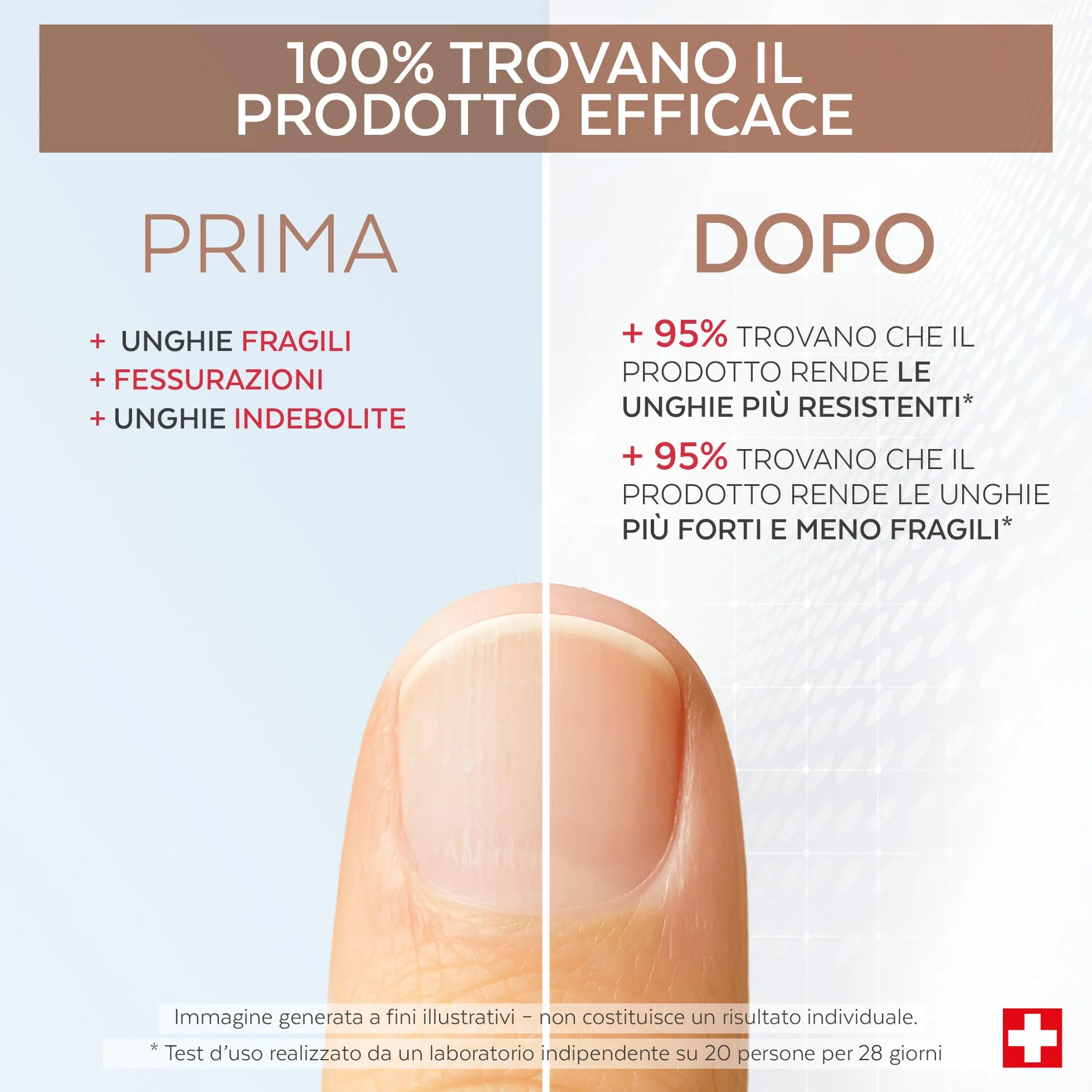 Poderm 5 in 1 Siero Booster Unghie Cheratina Trattamento Indurente per Unghie Fragili 6 ML
