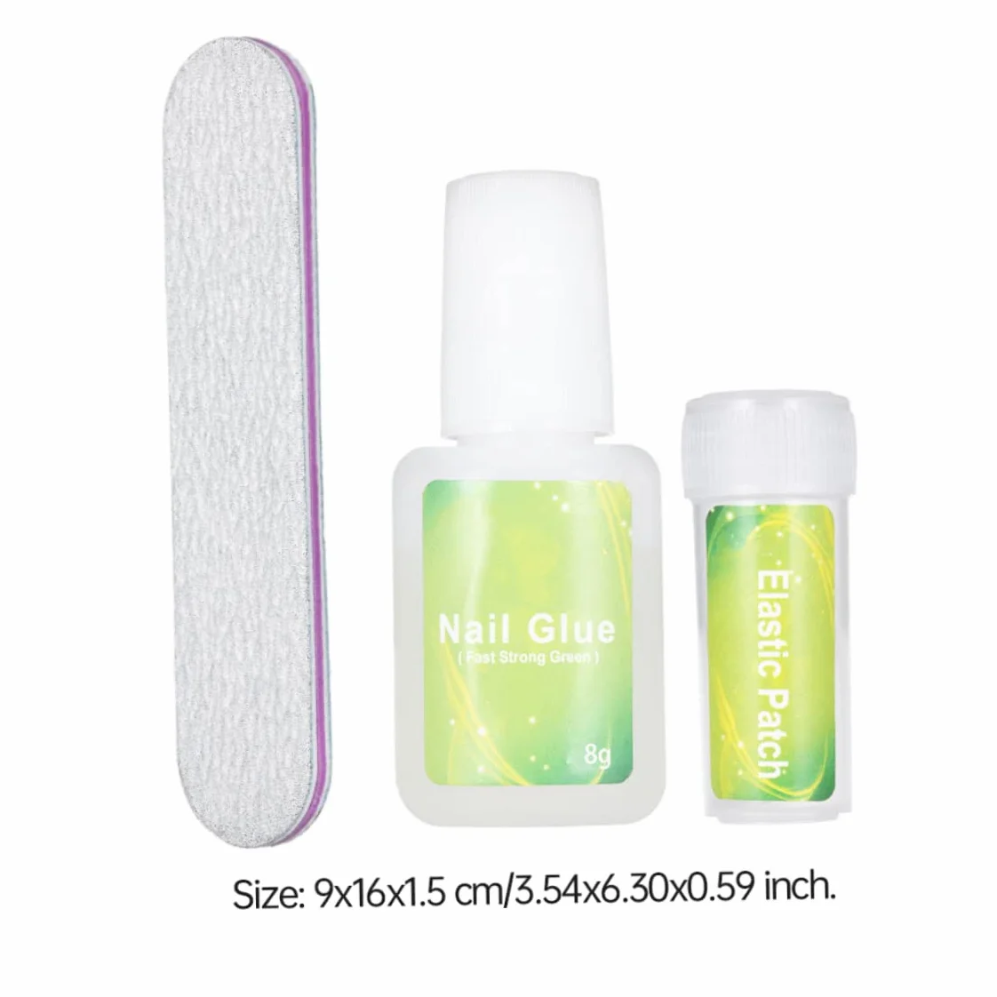 Kit di correzione della patch di unghie dei piedi incarniti elastico patch per chiodi con glu -correzione della file unghie