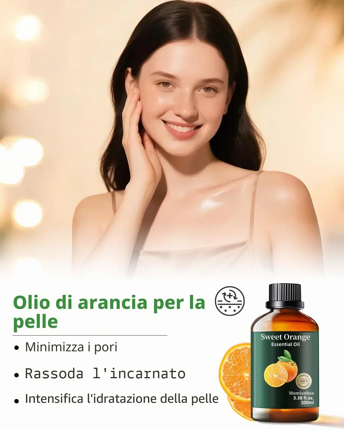 Olio Essenziale di Vaniglia Puro Naturale 100ml per Diffusori, Aromaterapia, Cura della Pelle, Candele e Saponi