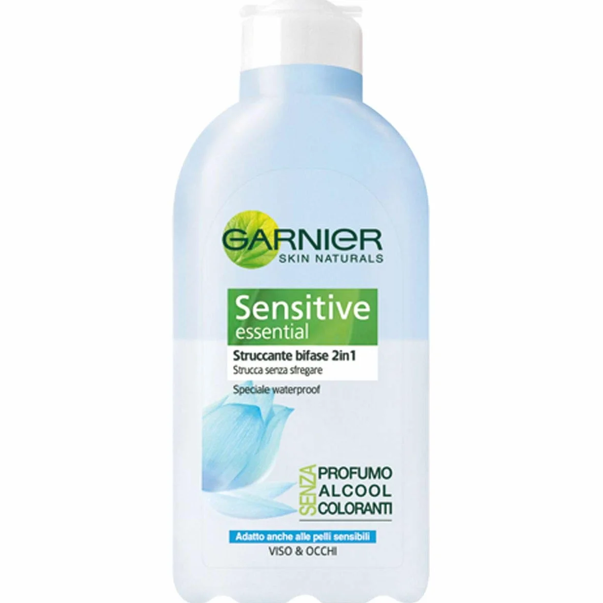 Garnier Sensitive Essential Struccante Bifase 2in1 Adatto Anche Alle Pelli Sensibili, 200 ml