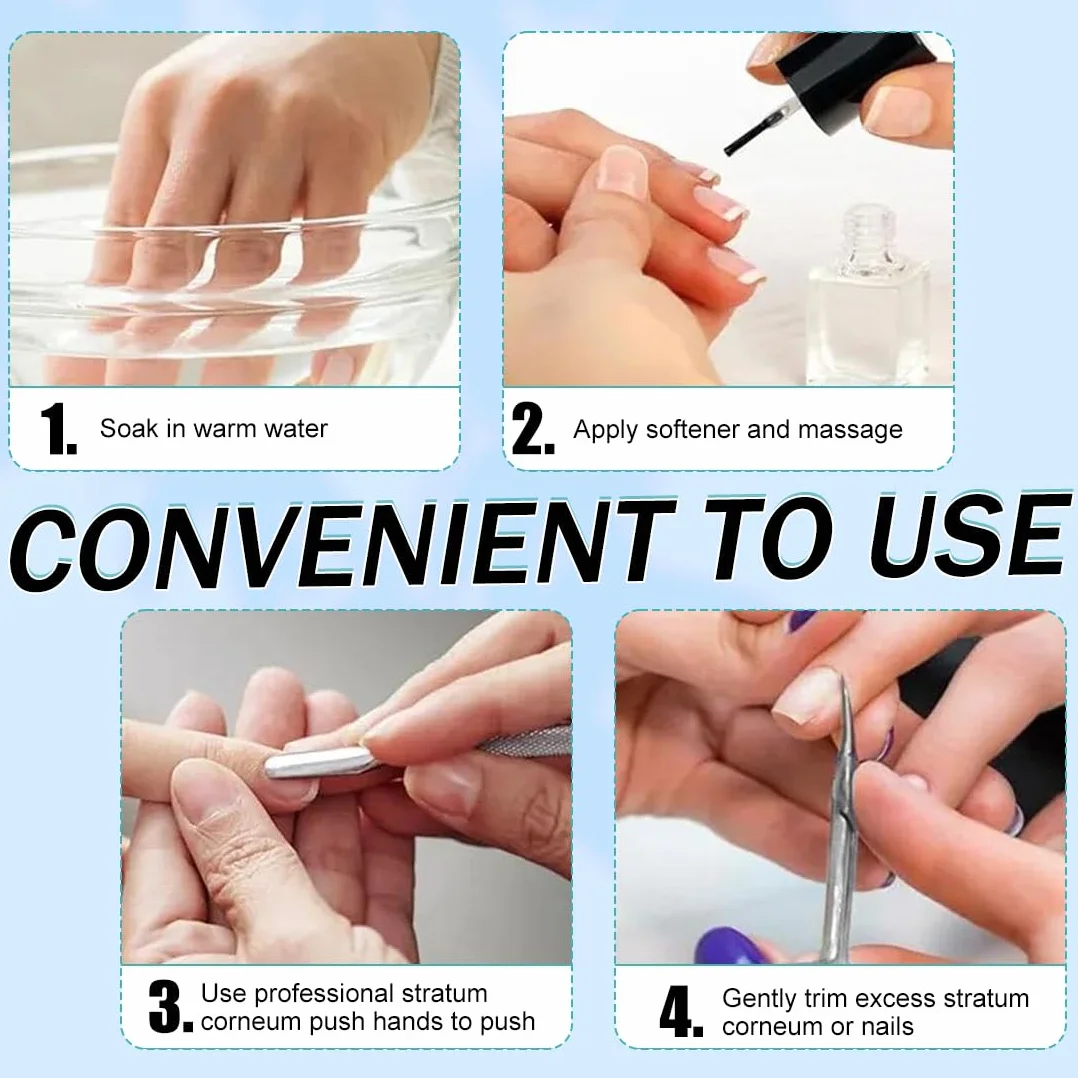 Forbici per Cuticole Extra Sottili in Acciaio Temprato, Lama Curva per Manicure e Pedicure