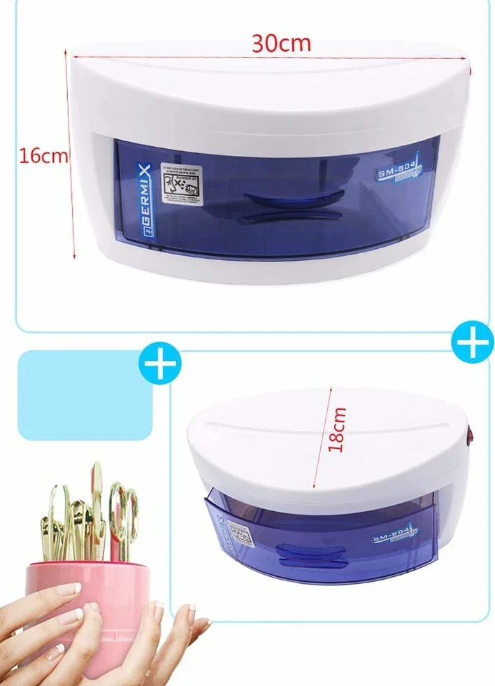 Sterilizzatore UV Mini Disinfezione Macchina per La Pulizia Manicure Tools Portable Cassetto Beauty Salon Spa Certificazione Tatuaggio Capelli Attrezzature CE