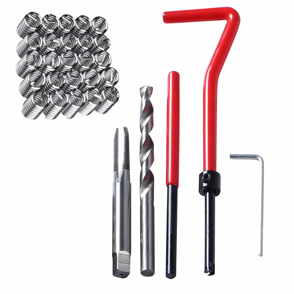 Kit riparazione filettatura M6 x 1,0 mm Helicoil per rubinetto manuale
