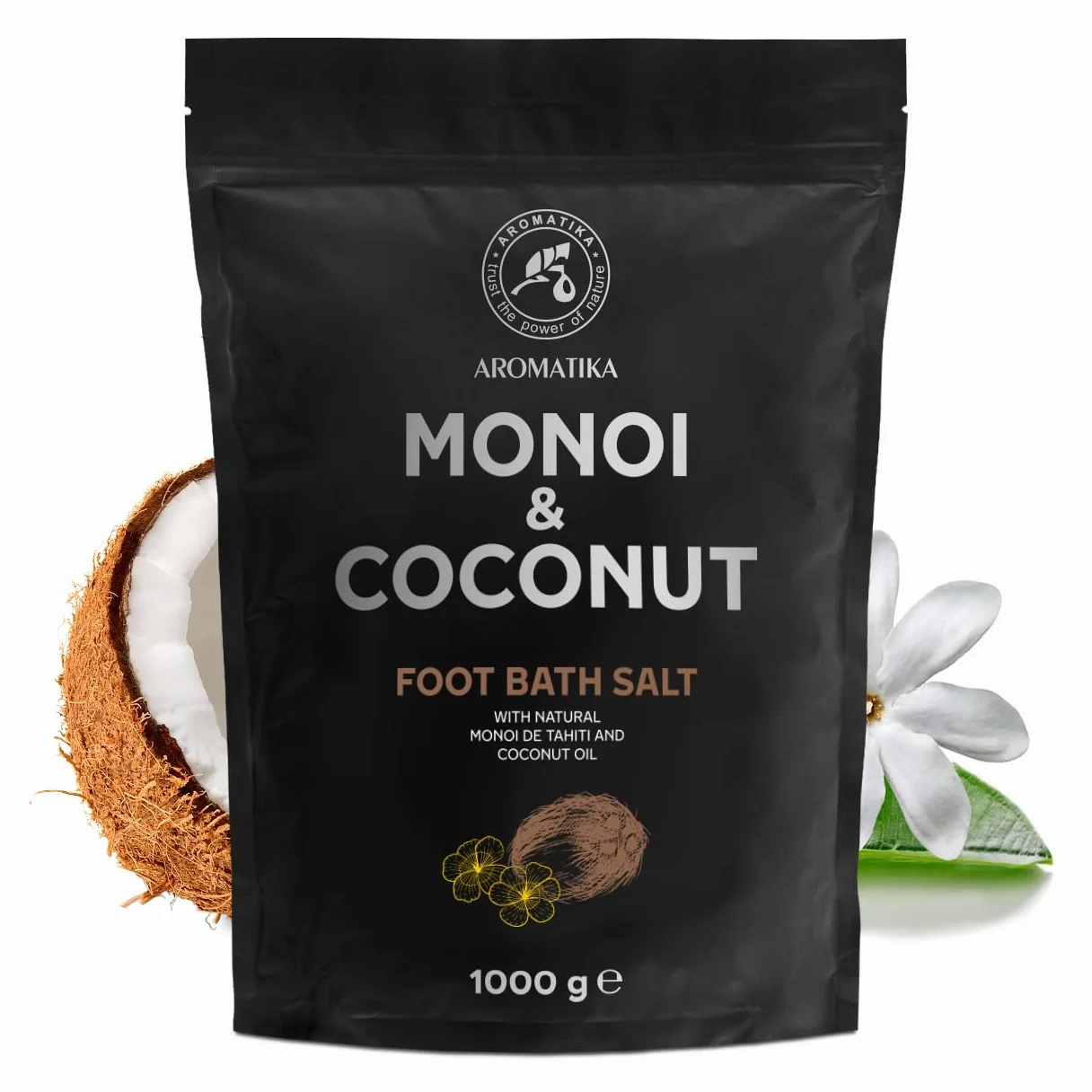 Sale per Pediluvio Monoi de Tahiti e Cocco 1000g - Pediluvio Marino Naturale