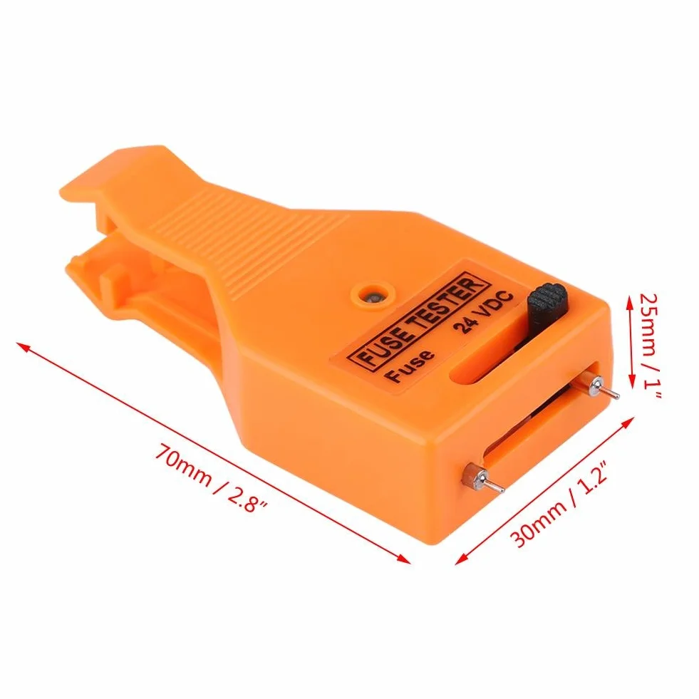 Jadeshay Tester Fusibili DC 24V Auto Multifunzionale con Indicatore LED per Fusibili Mini Standard e Grandi