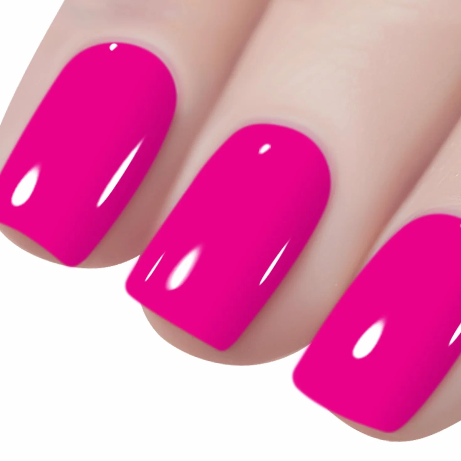 Vishine 8 ml Smalto Soak Off UV LED Gel Polish Rosa Fluo Nail Art Manicure L256