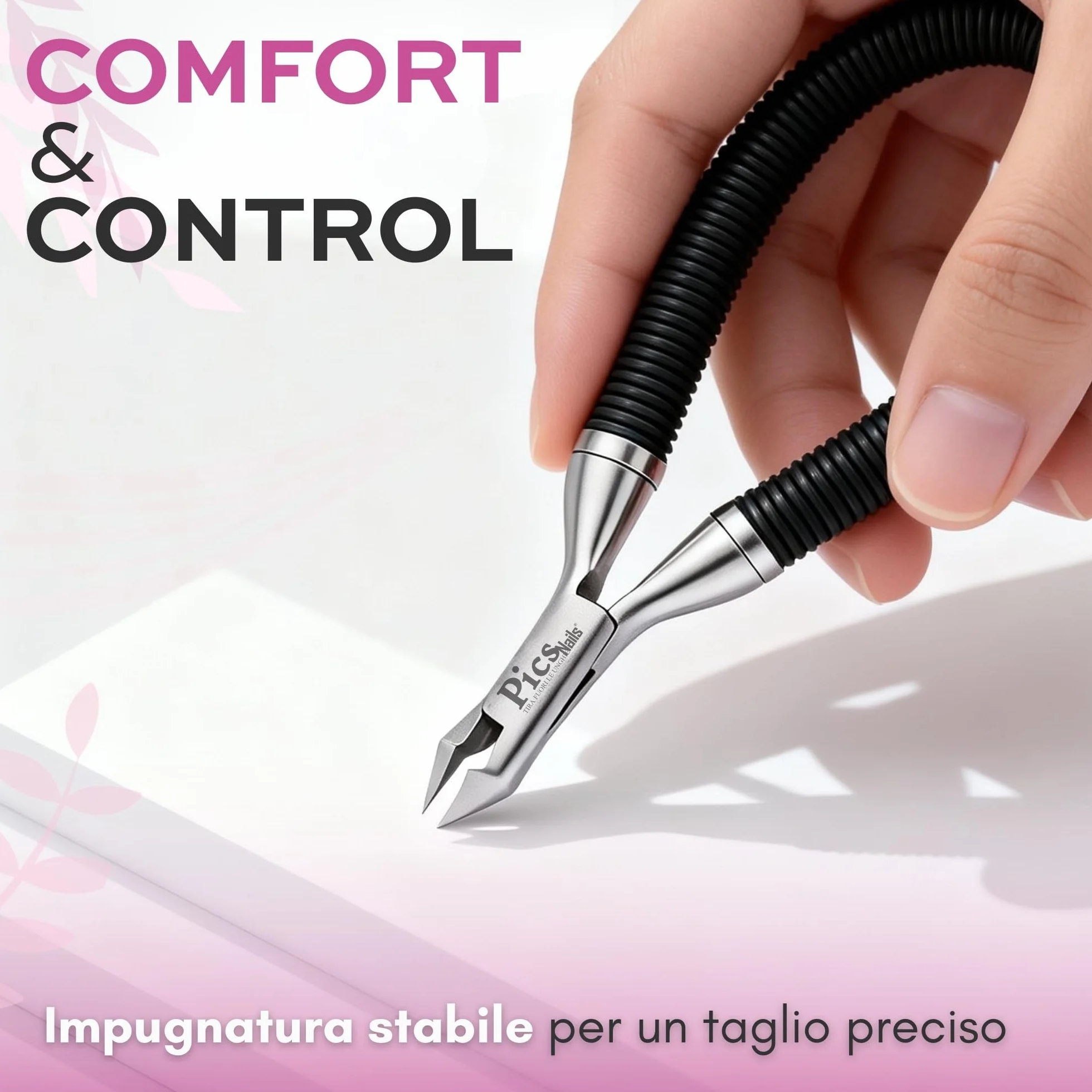 Tronchesino Cuticole Professionale 6mm Acciaio Inox per Manicure e Pedicure