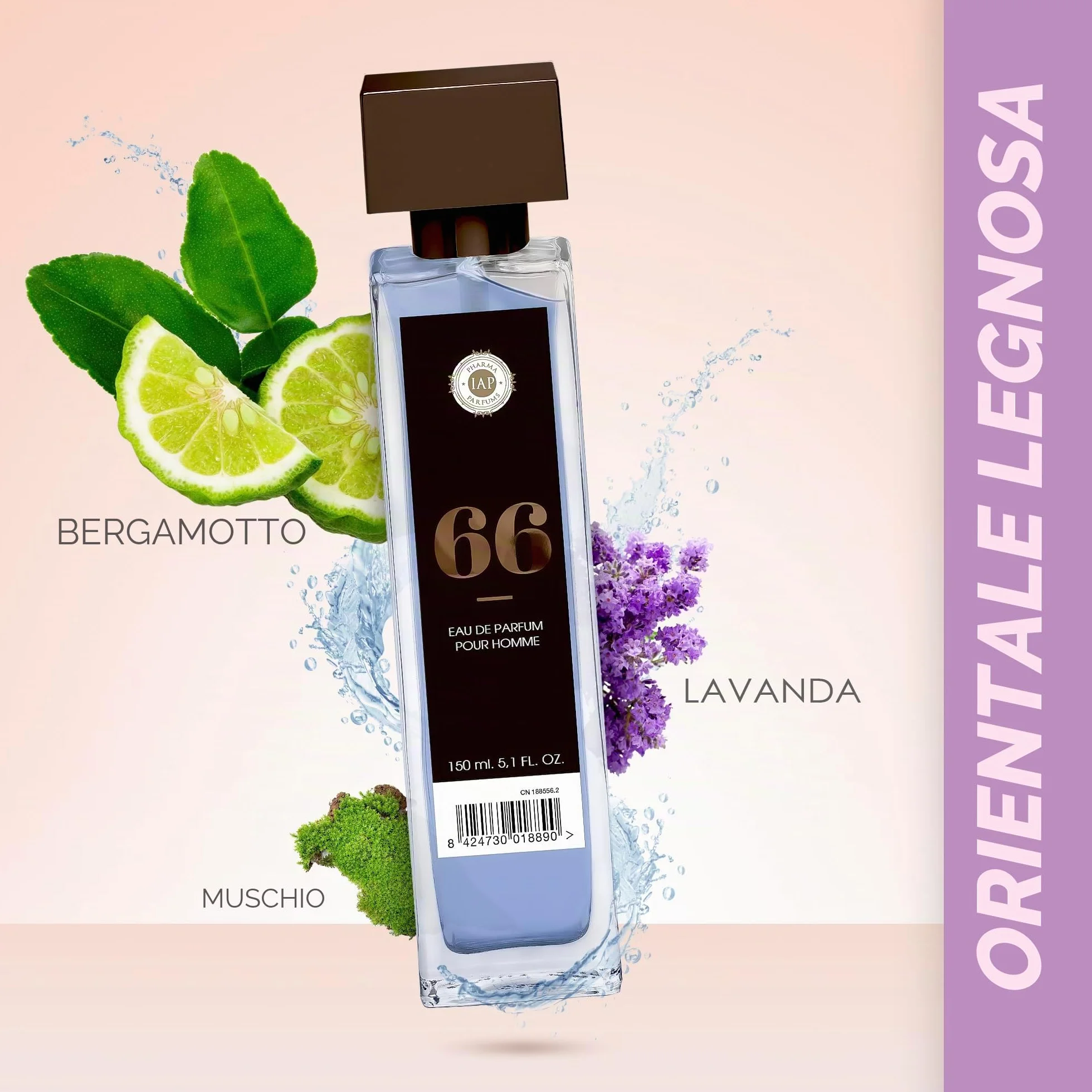 IAP PHARMA PARFUMS Nº 66 Profumo da Uomo 150 Ml