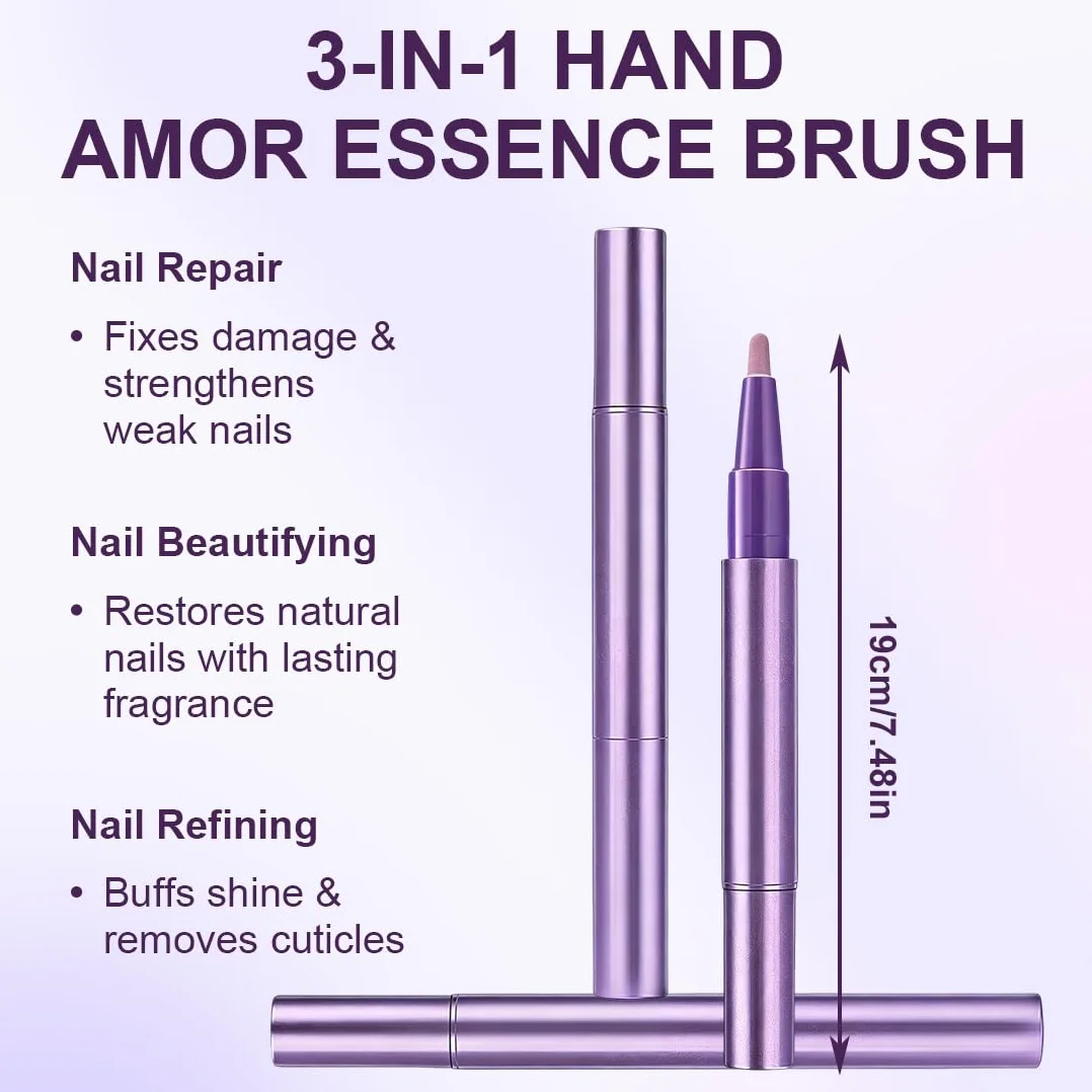 3 Pezzi Olio Cuticole Unghie, Penna per Olio Set di Oli per Cuticole, Trattamento delle Unghie, Nail Moisturizer, Nail Care Pen Formula Non Grassa