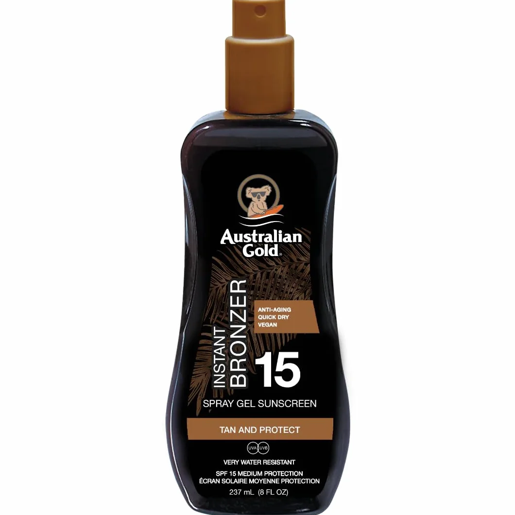 Sunscreen Spf15 Spray Gel With Instant Bronzer 237 Ml