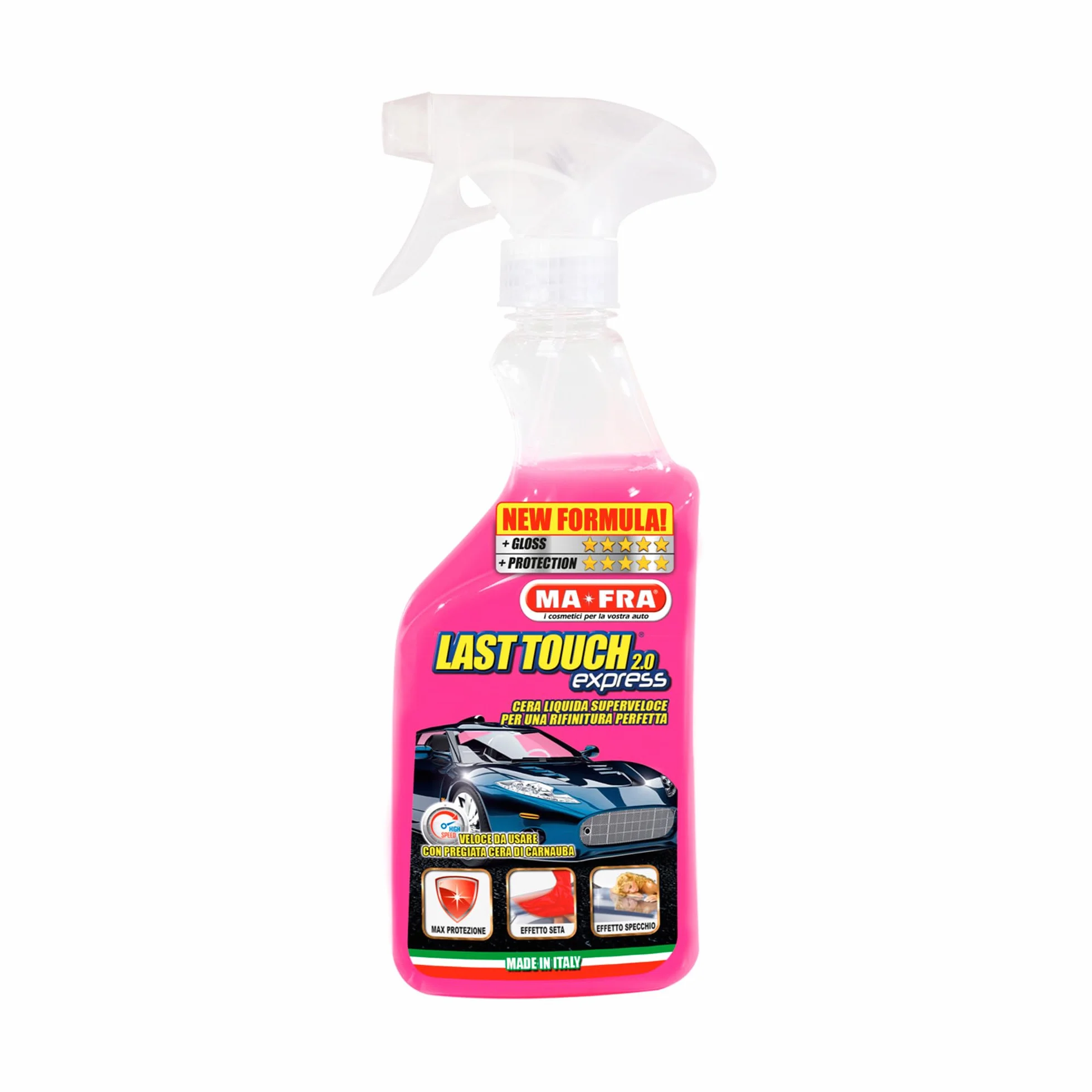 MAFRA Cera Liquida Superveloce 500 ml Last Touch Express 2.0 Rifinitura Carrozzeria Auto