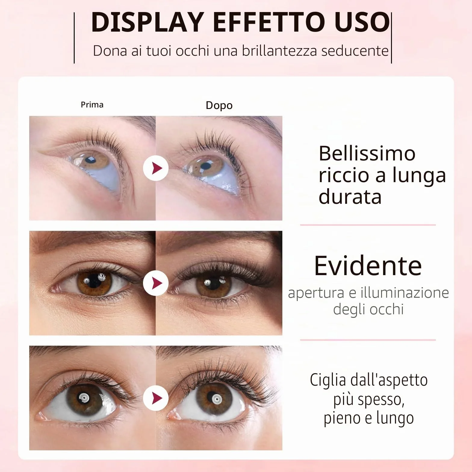 ICONSIGN Kit per l'estensione delle ciglia Set di lifting permanente Curling