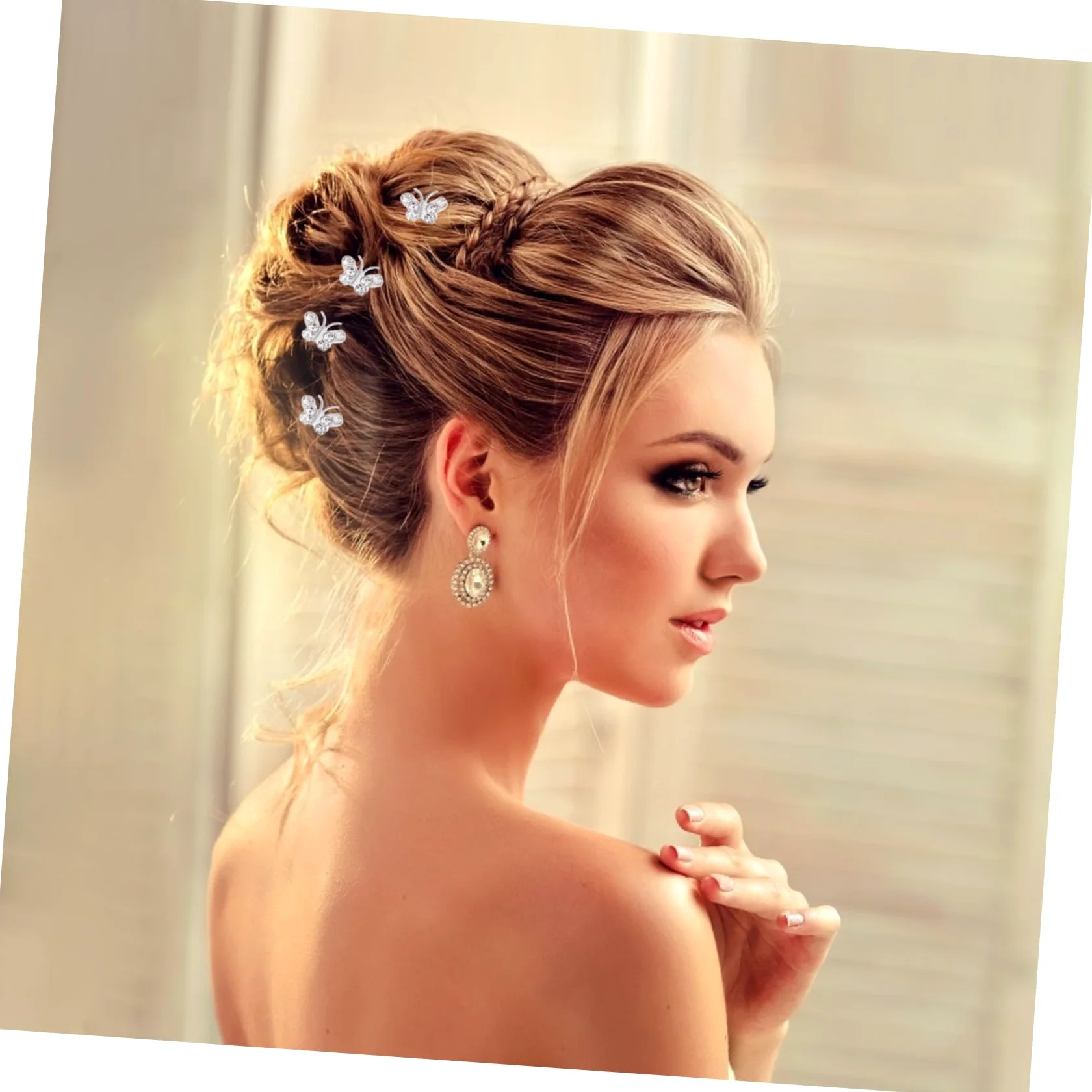 VICASKY 420 Pezzi Fermagli Spirale con e Clip Eleganti per Sposa e Damigelle Accessori Matrimonio Raffinati per Acconciature Raffinate
