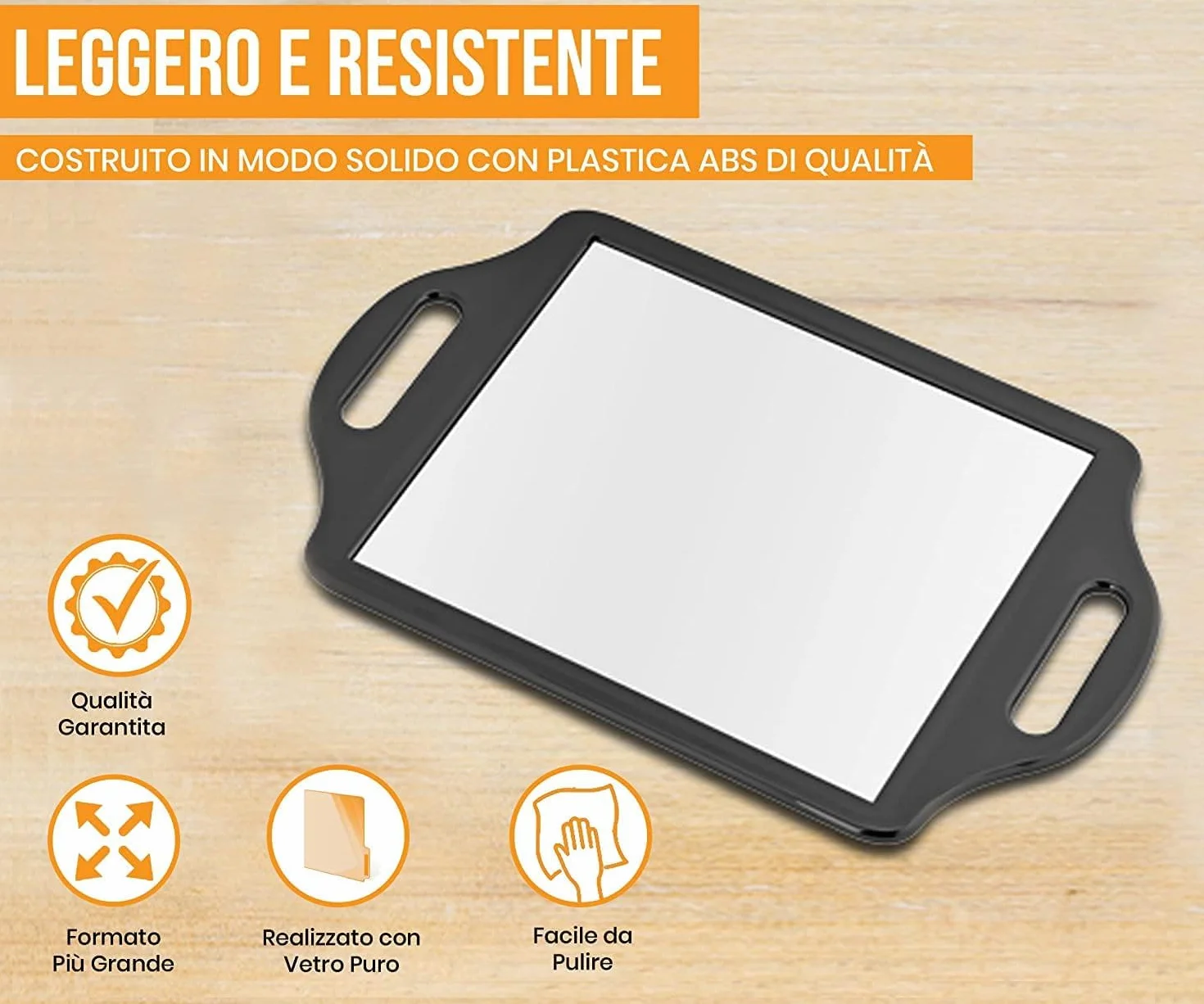 Mirrorvana Parrucchiere professionale portatile appendibile taglio capelli 21 cm x 35 cm