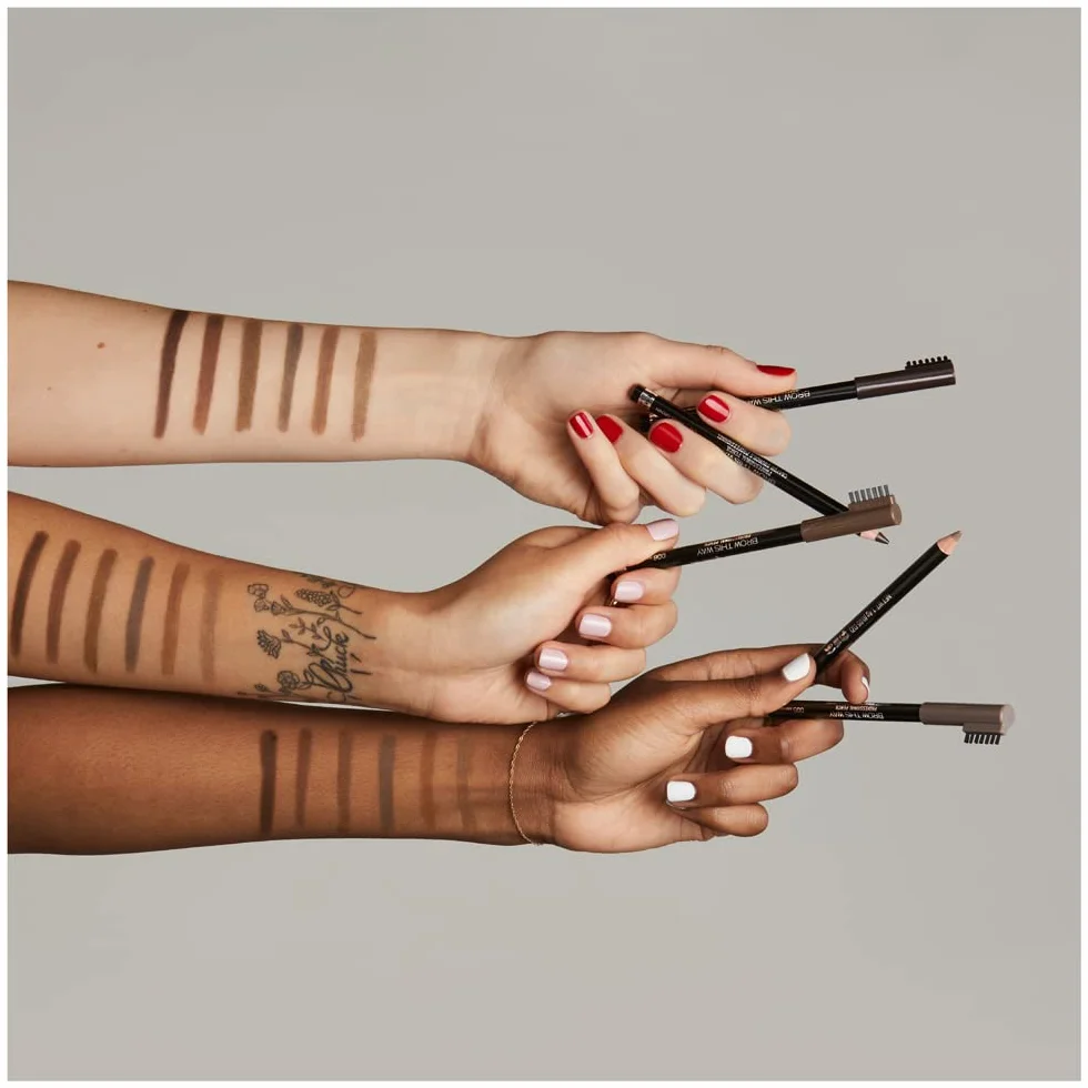 Rimmel London Matita Sopracciglia Professionale Brow This Way, Matita a Lunga Durata, Riempie e Definisce le Sopracciglia, 003 Blonde