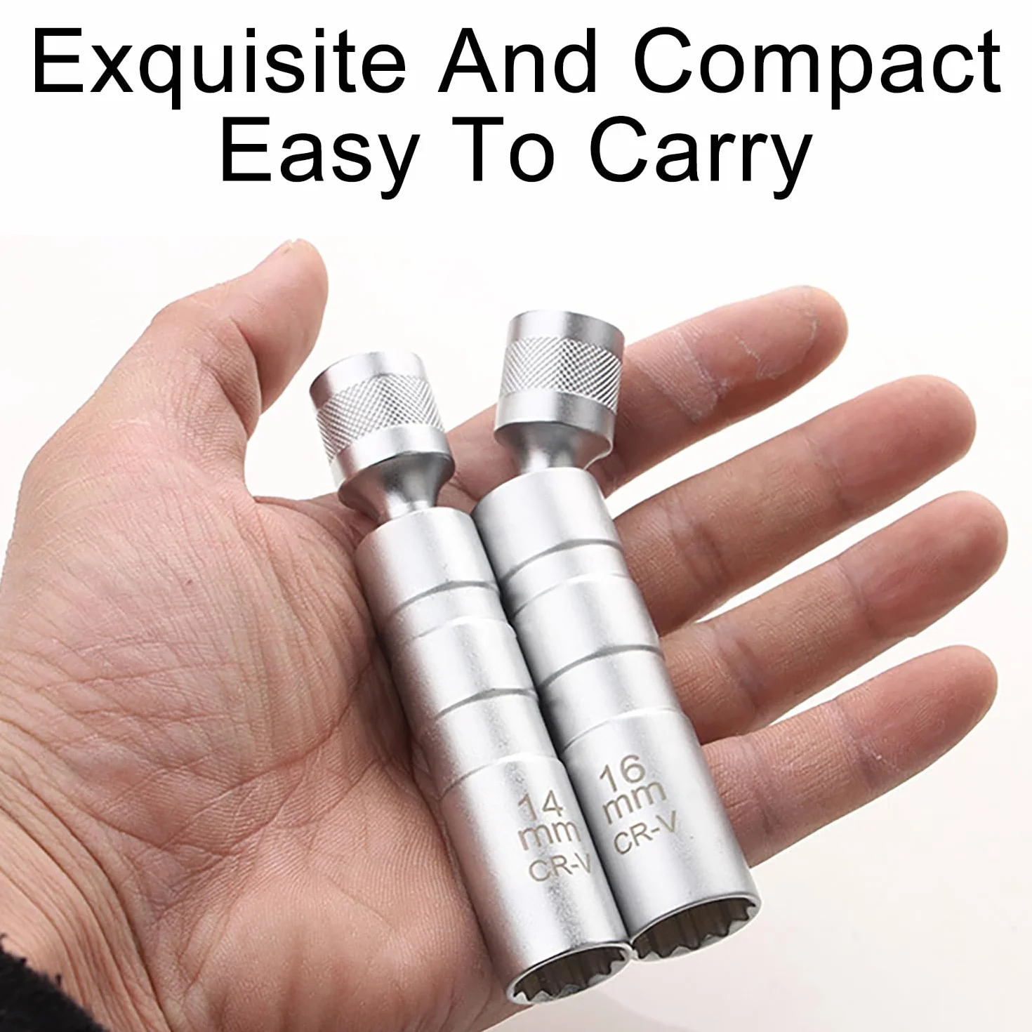 Chiave Candela 16mm 14mm Magnetico Flessibile Universale per Auto