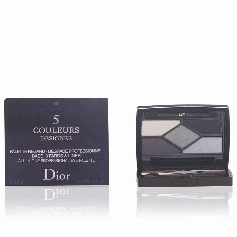 Christian Dior 5 Couleurs Palette di Ombretti, 008 Smoky Design, 6 g