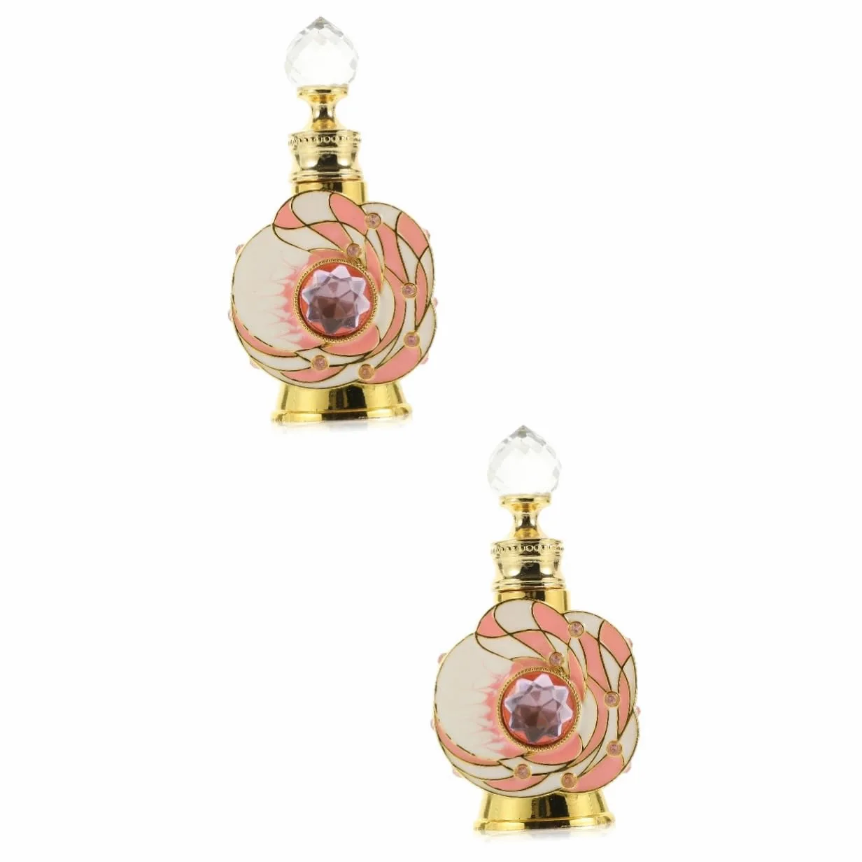 minkissy 2pezzi Bottiglia Di Profumo Da Contenitore Vuoto Per Oli Essenziali Design Elegante e Leggero Per Viaggi e Uso Quotidiano Riutilizzabile e Pratico Per Donne