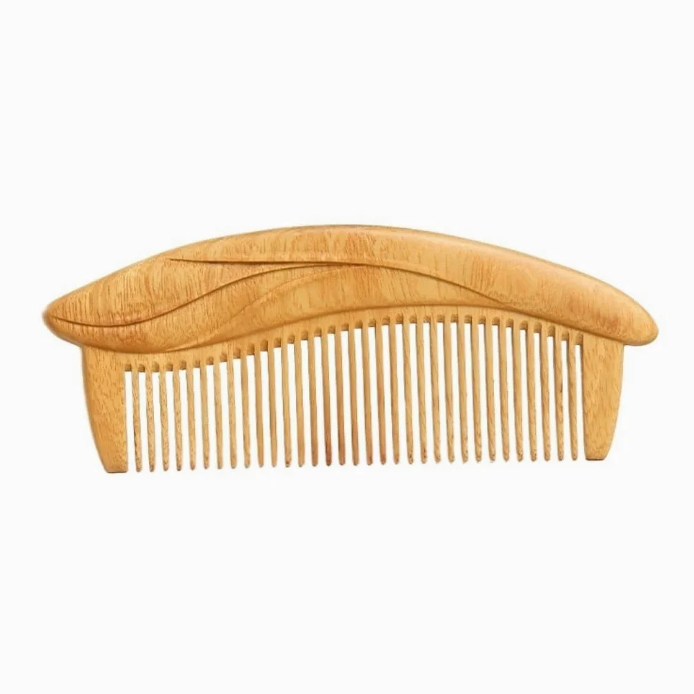 Pettine For Styling Retrò Da Viaggio Portatile In Legno Massello For Barba Uomo For Capelli Ricci (dimensioni: 5 Pollici)