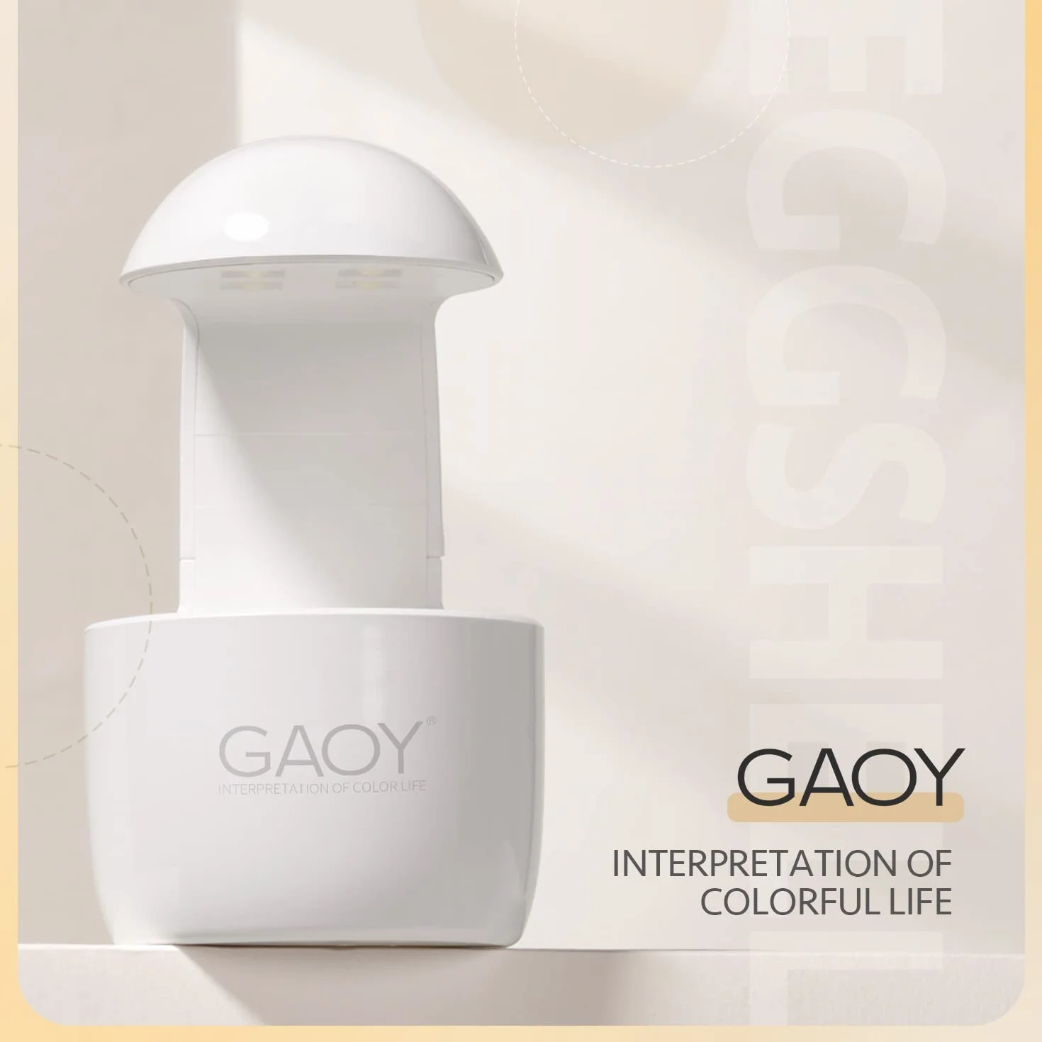 GAOY Mini lampada UV per unghie in gel, lampada di indurimento per unghie a guscio d'uovo, piccola lampada LED per unghie, asciuga unghie USB per un rapido indurimento bianco