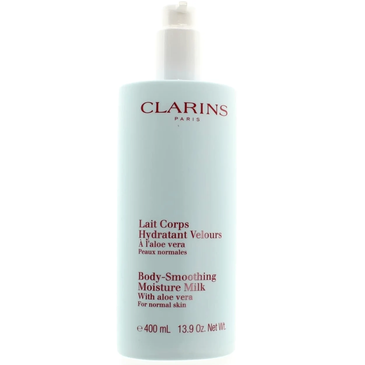 Clarins latte corpo idratante vellutato con aloe vera, 400 ml