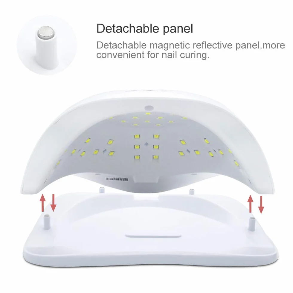 Lampada Unghie UV LED 54W Professionale per Manicure Pedicure con Timer e Sensore