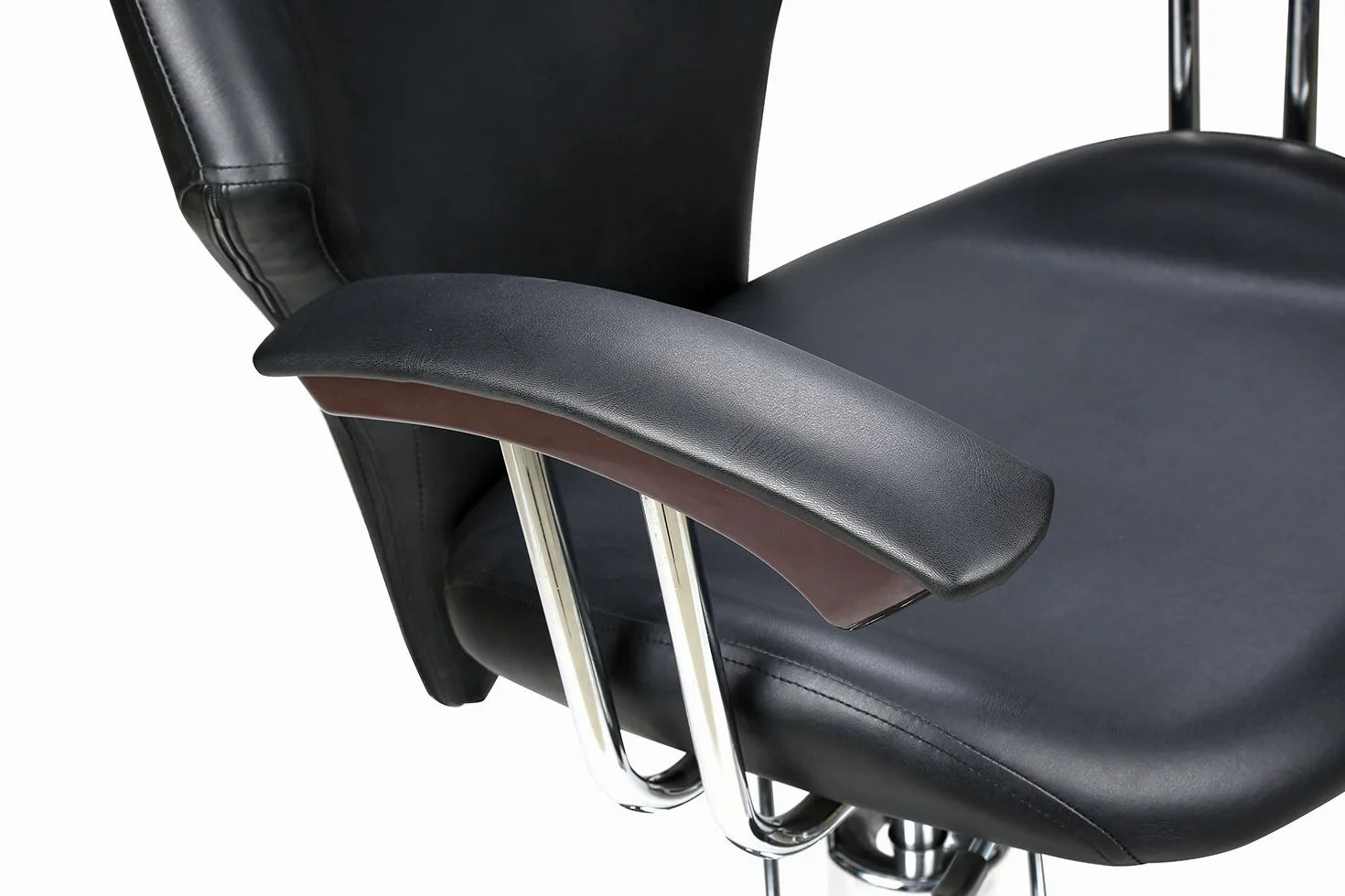BarberPub Poltrona da barbiere classica Poltrona reclinabile idraulica 360 gradi girevole regolabile per capelli Salone di bellezza 8714BK
