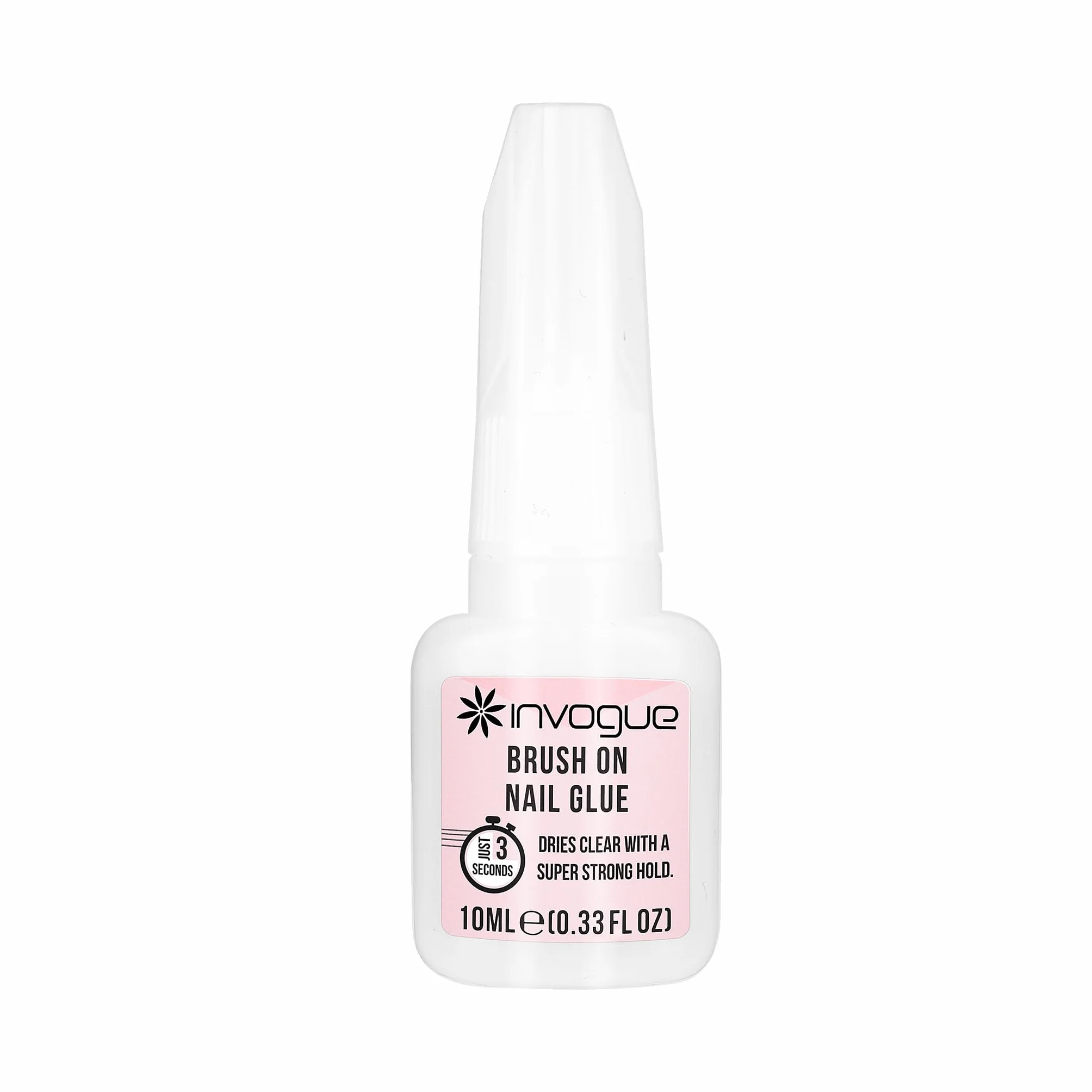 Invogue Colla per Unghie con Pennello, 10 ml