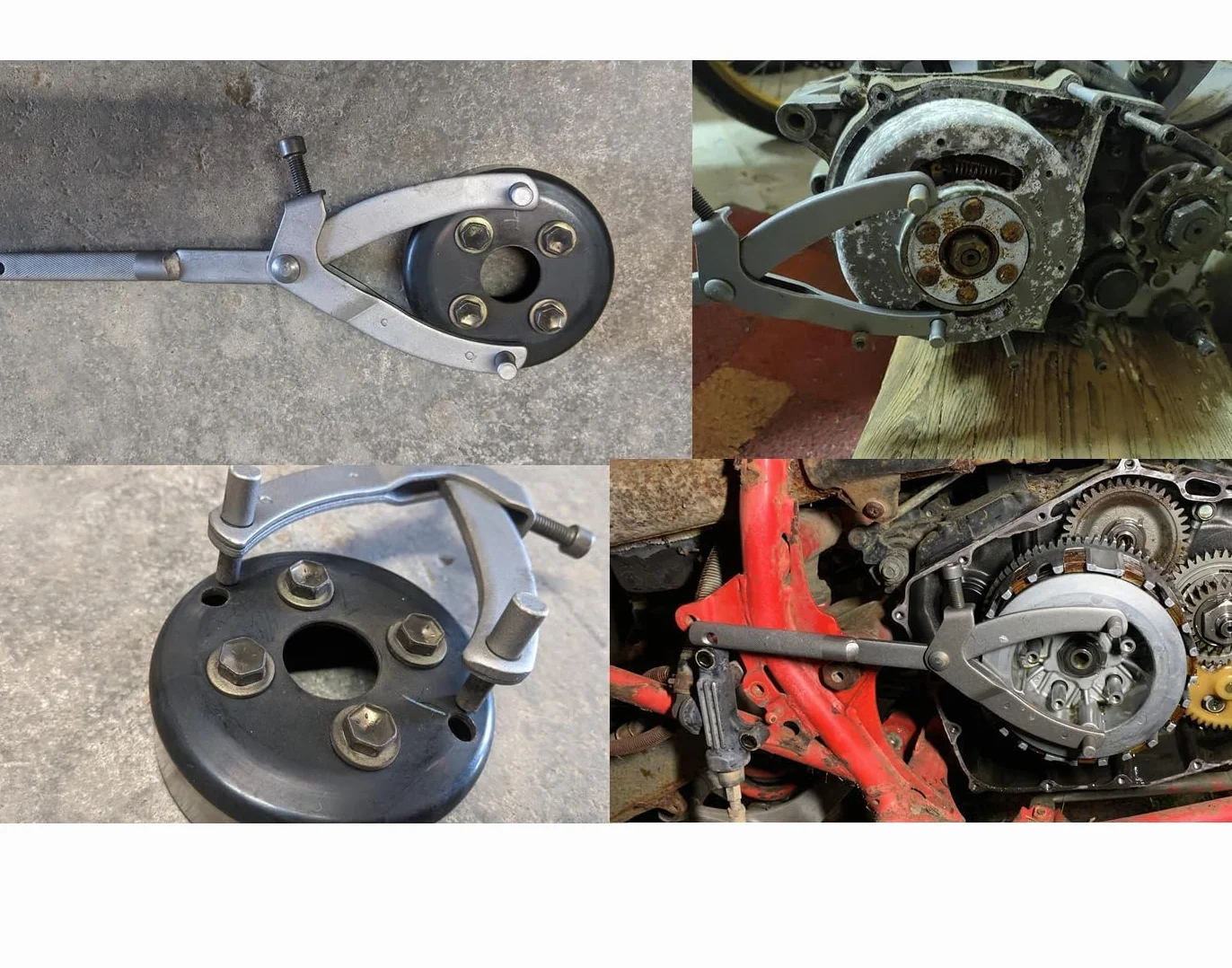 Chiave Blocca Volano per Moto, Strumento Rimozione Variatore, Tipo Y Regolabile