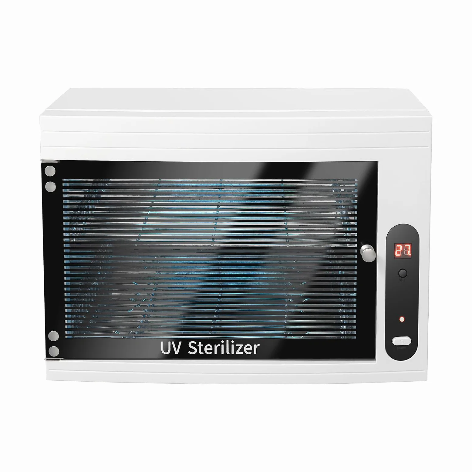 Armadietto disinfettante UV, 6 W, 220 V, sterilizzatore UV, sterilizzatore per unghie, sterilizzatore ad alta efficienza, strumento per unghie, con timer per cosmetici, studi di piedi, parrucchiere