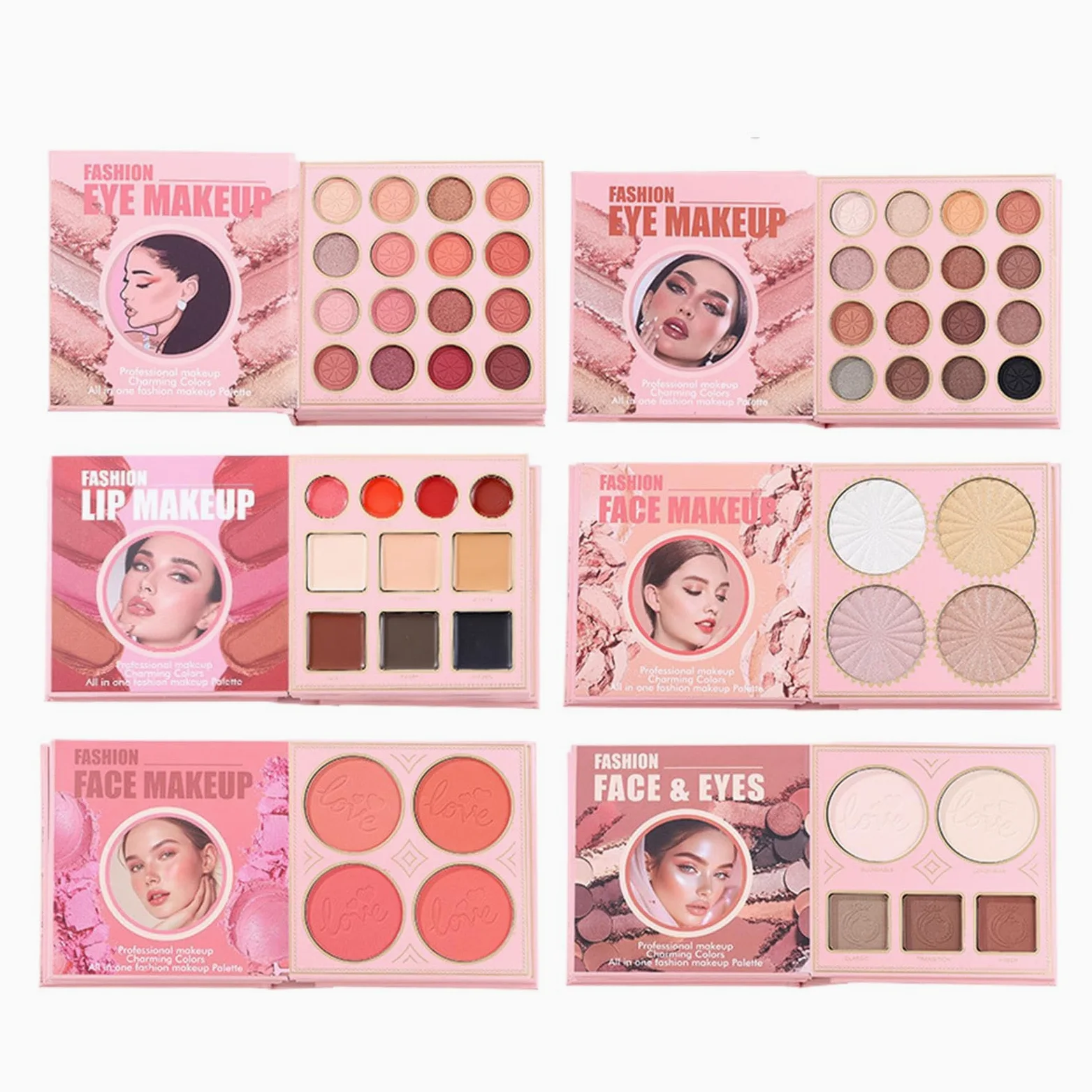 Palette di ombretti per il trucco in polvere illuminante a lunga durata | Set di ombretti ad alta pigmentazione per donne, ragazze, compleanni, San Valentino, matrimoni, viaggi