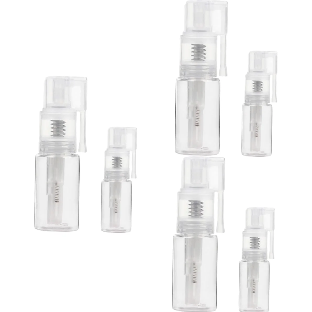 FRCOLOR 6 Pz flacone per polvere secca dosatore di liquidi spruzzatore bottiglie da viaggio bottiglie piccola bottiglia bottiglia di liquido per il trucco pp