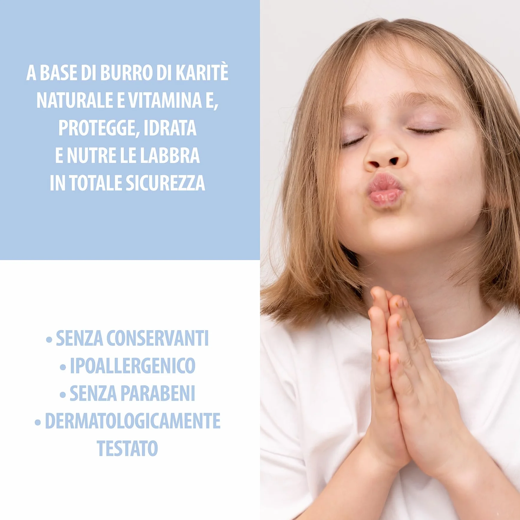 NATURAVERDE Kids STITCH Burrocacao Vaniglia 5ml SPF 15 Idratante Protettivo