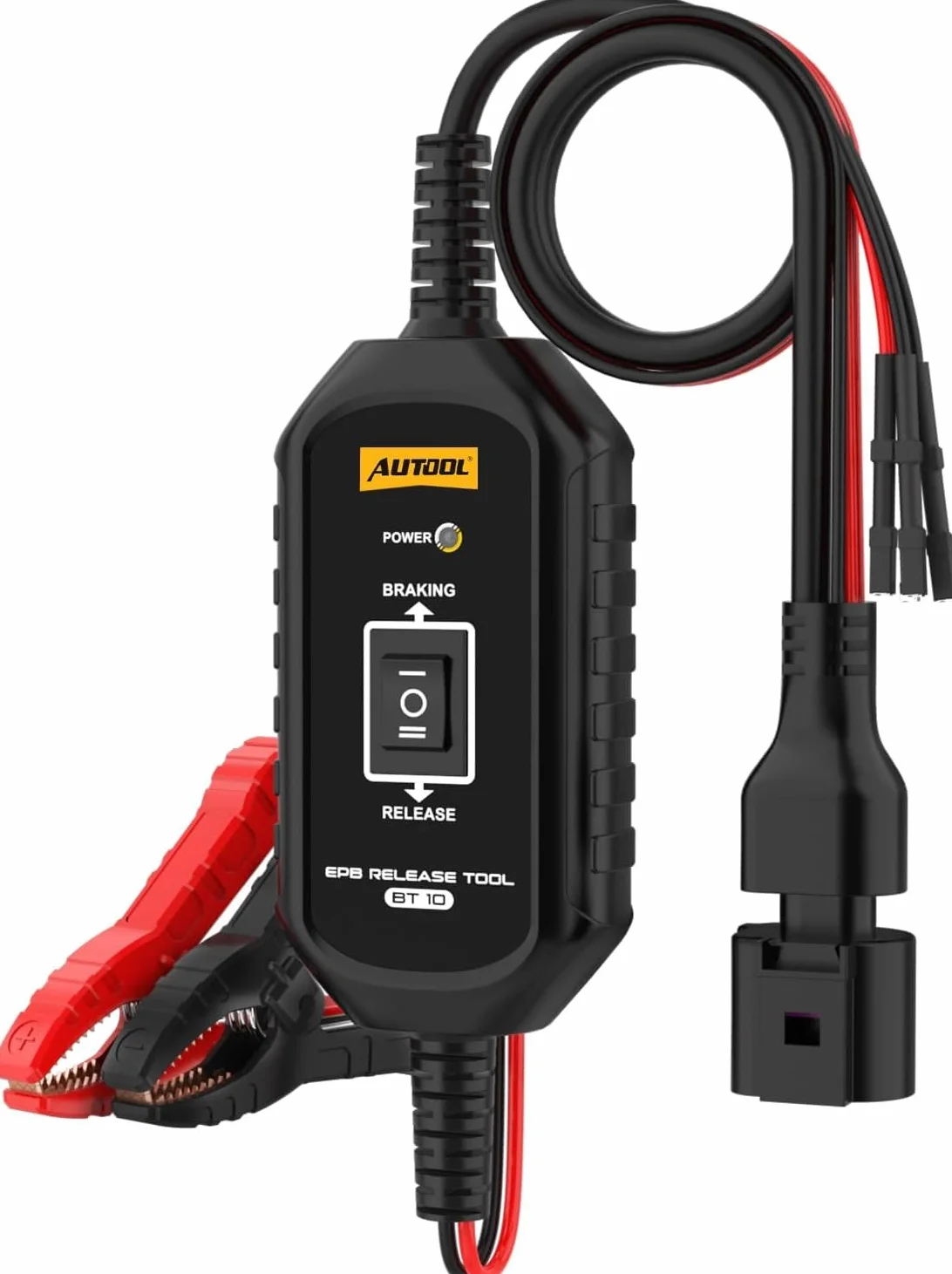 AUTOOL BT10 EPB - Strumento di sblocco di emergenza freno e retromarcia a due canali, per allentare e ripristinare il freno di stazionamento elettronico per auto
