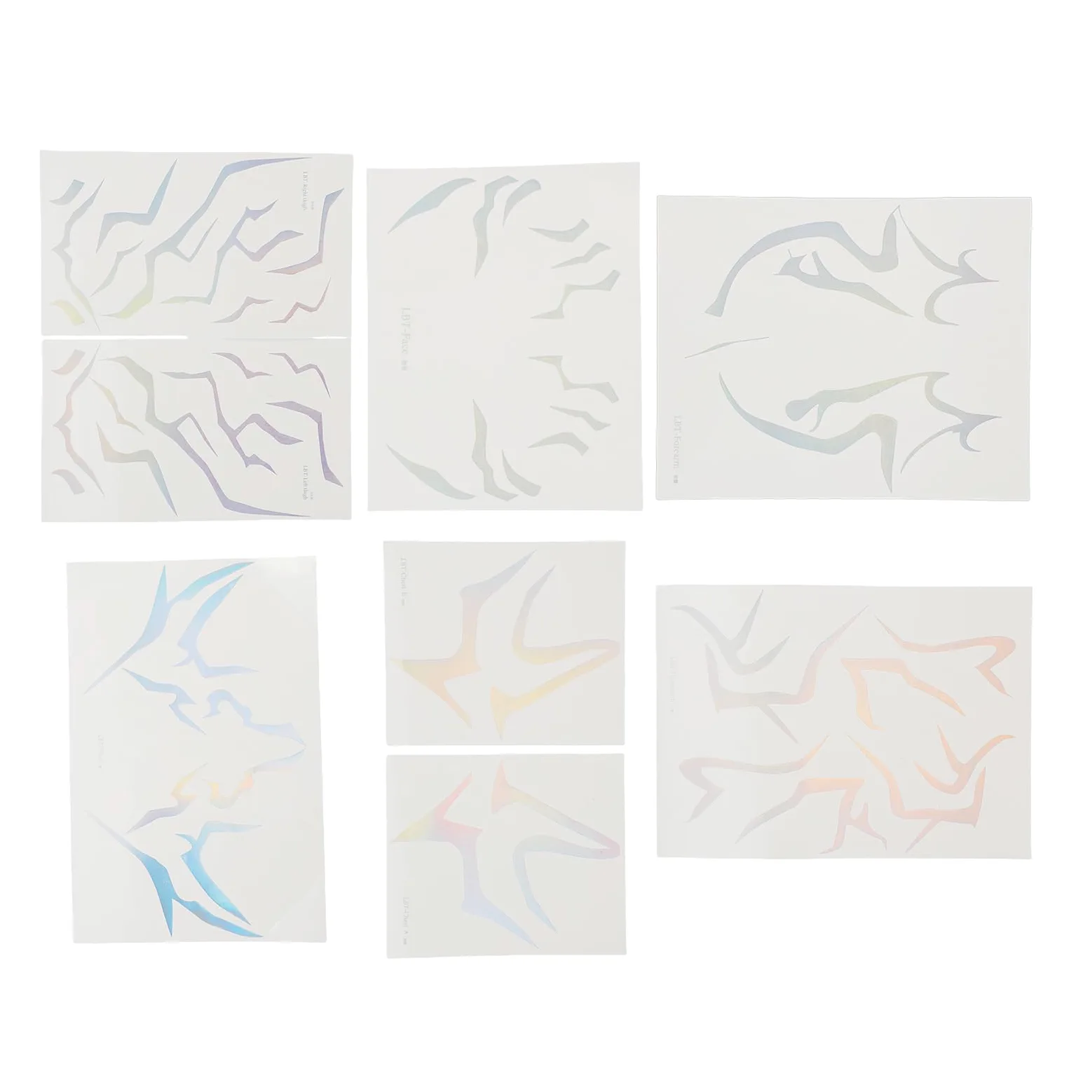 Water Transfer KPop Makeup Stickers, Durable Temporary Tattoos