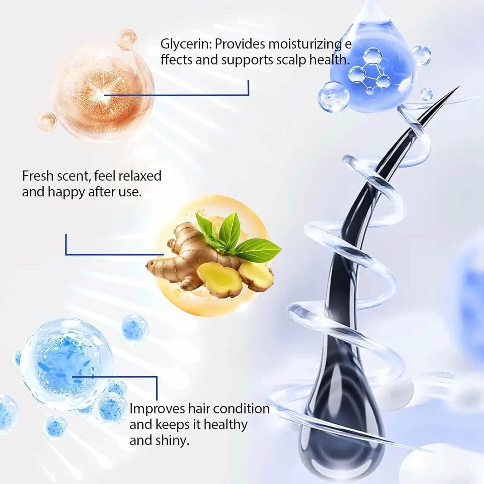 Seapuari Scalp Serum – Contro La Caduta, Volume E Radici Rafforzate. Mantiene Il Cuoio Capelluto Pulito. Ideale Per Uso Quotidiano Su Capelli Fragili (Uomo/Donna) (4 PCS)