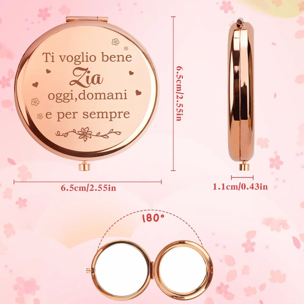 Specchio per Trucco Ingranditore Regalo Zia Compleanno