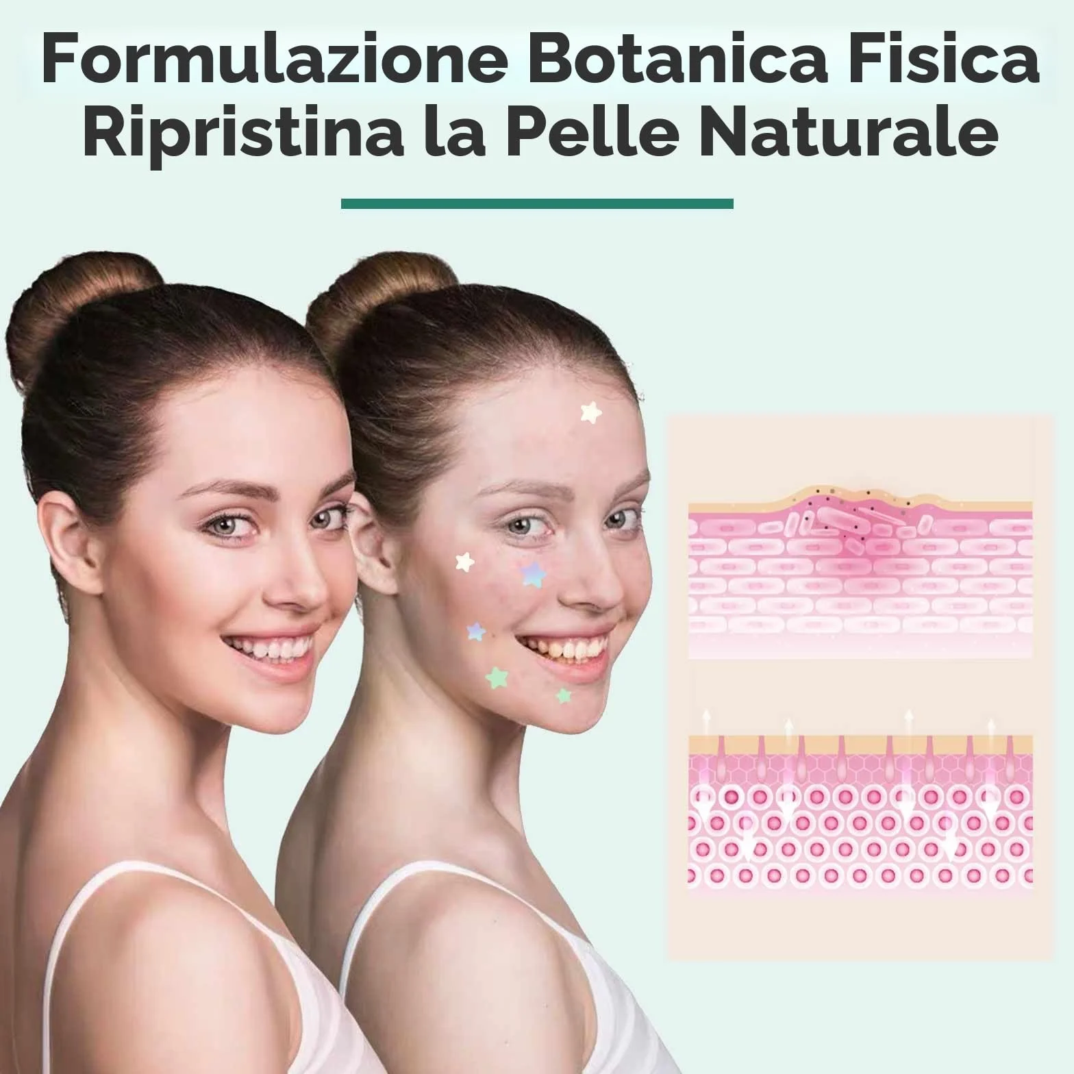 397 Pezzi Cerotti Brufoli, Invisibile Naturale Hydrocolloid Patch 2 in 1 Giorno e Notte Che Invisibile Patch Brufoli Assorbenti Impermeabile e Traspirante