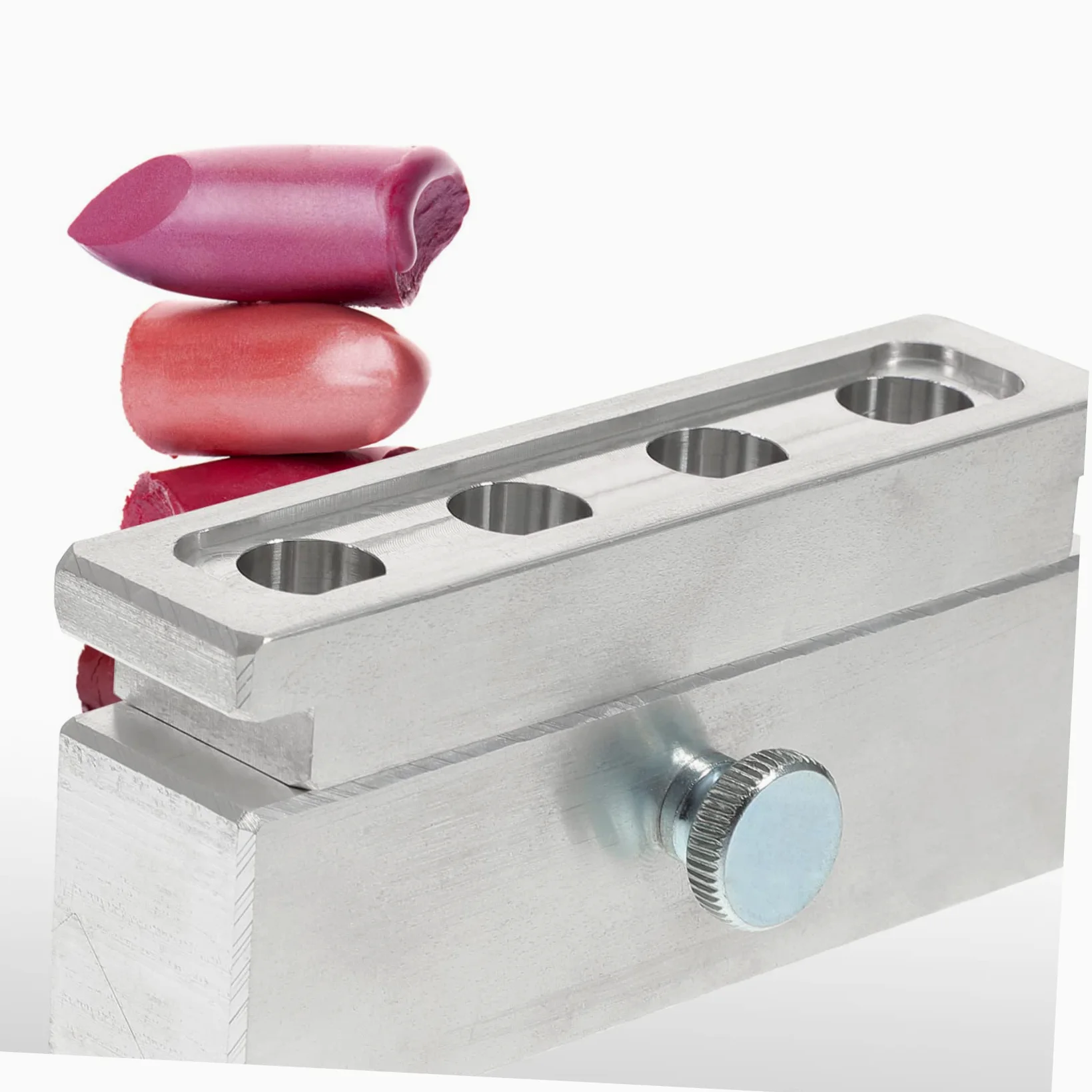 Angoily Kit Per Rossetto 4 in Alluminio Per Rossetto Per Lucidalabbra