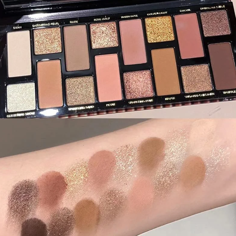 Palette di ombretti long lasting opachi e glitter miscelabili truccolo multi-uso per occhi viso Kit regalo cosmetici portatile principianti professionisti