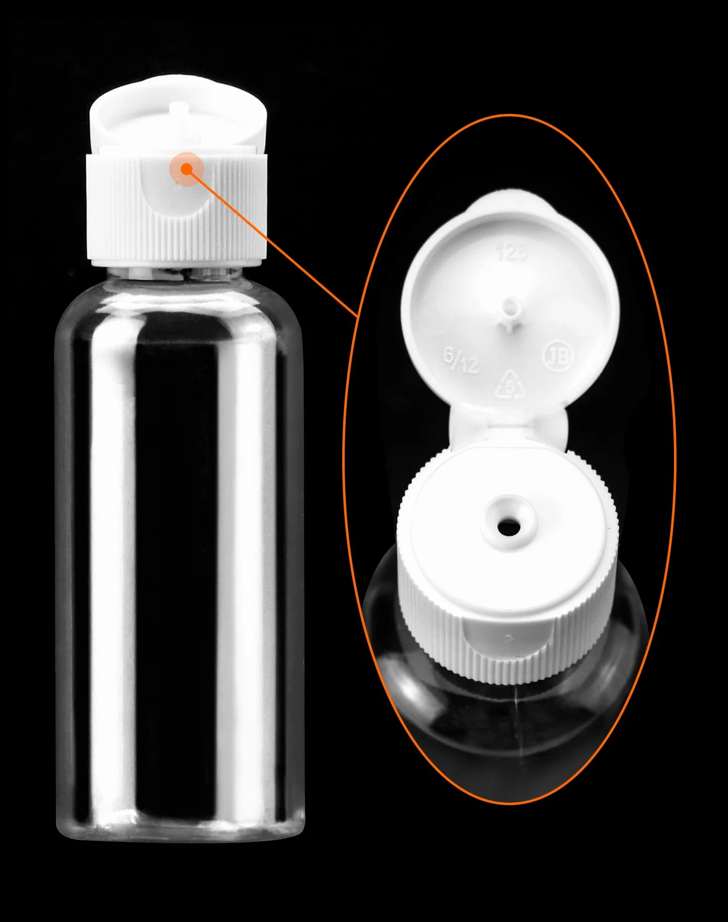 QWORK® 12 Pezzi Bottiglie Da Viaggio Da 50 Ml, Flaconi Da Viaggio Per Articoli Da Toeletta, Trasparenti, Con Imbuto Piccolo Per Shampoo, Gel Doccia, Lozione, Struccante